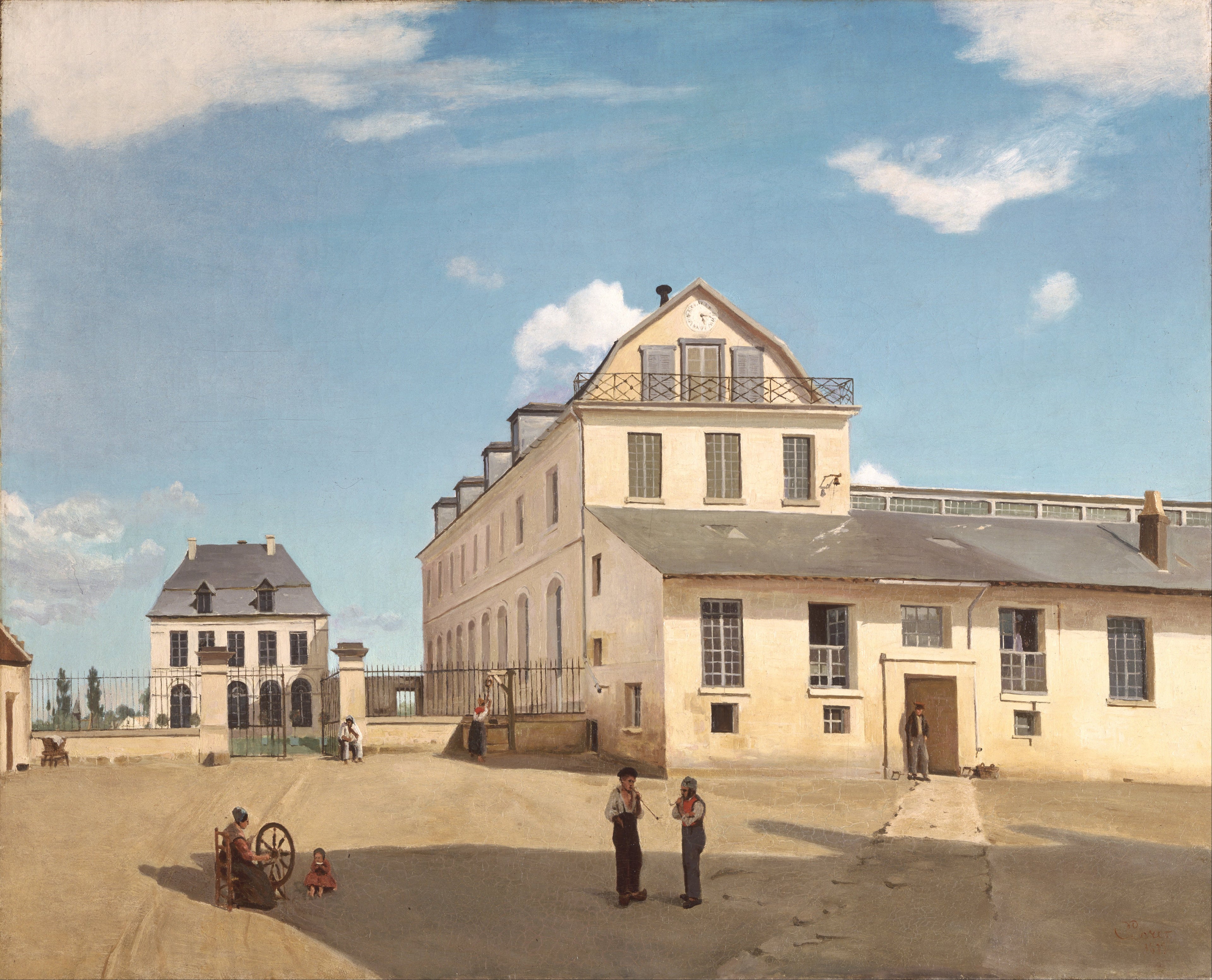 Soissons – Maison d'habitation et fabrique de M. Henry - Jean-Baptiste Camille Corot