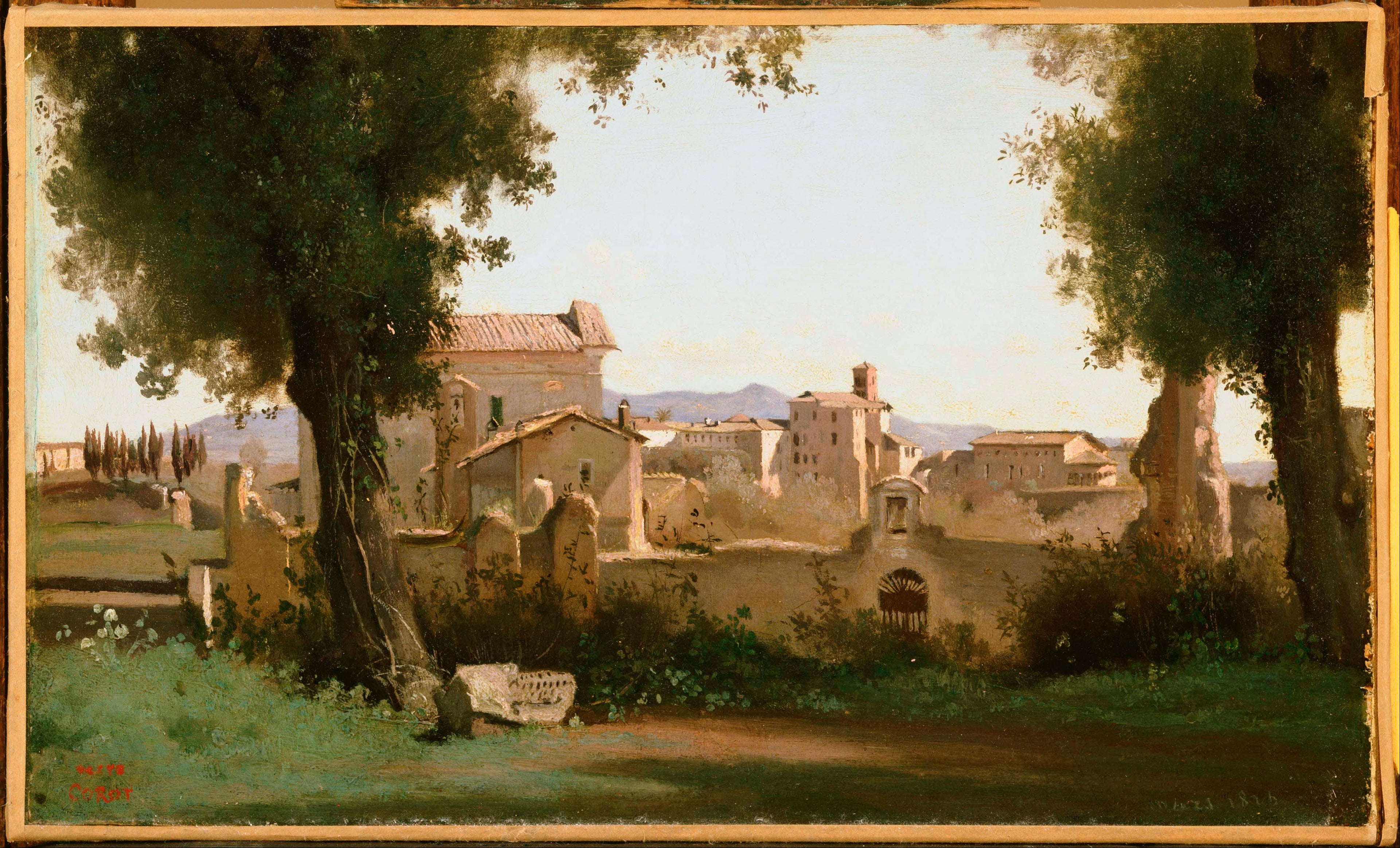 Vue depuis les jardins Farnèse - Jean-Baptiste Camille Corot