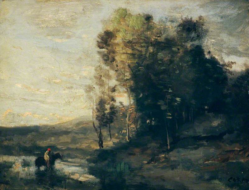 Le point d'eau - Jean-Baptiste Camille Corot