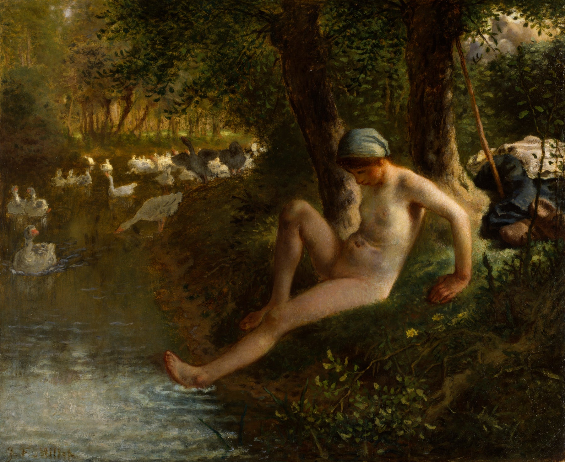 La Gardeuse d'oies - Jean-François Millet