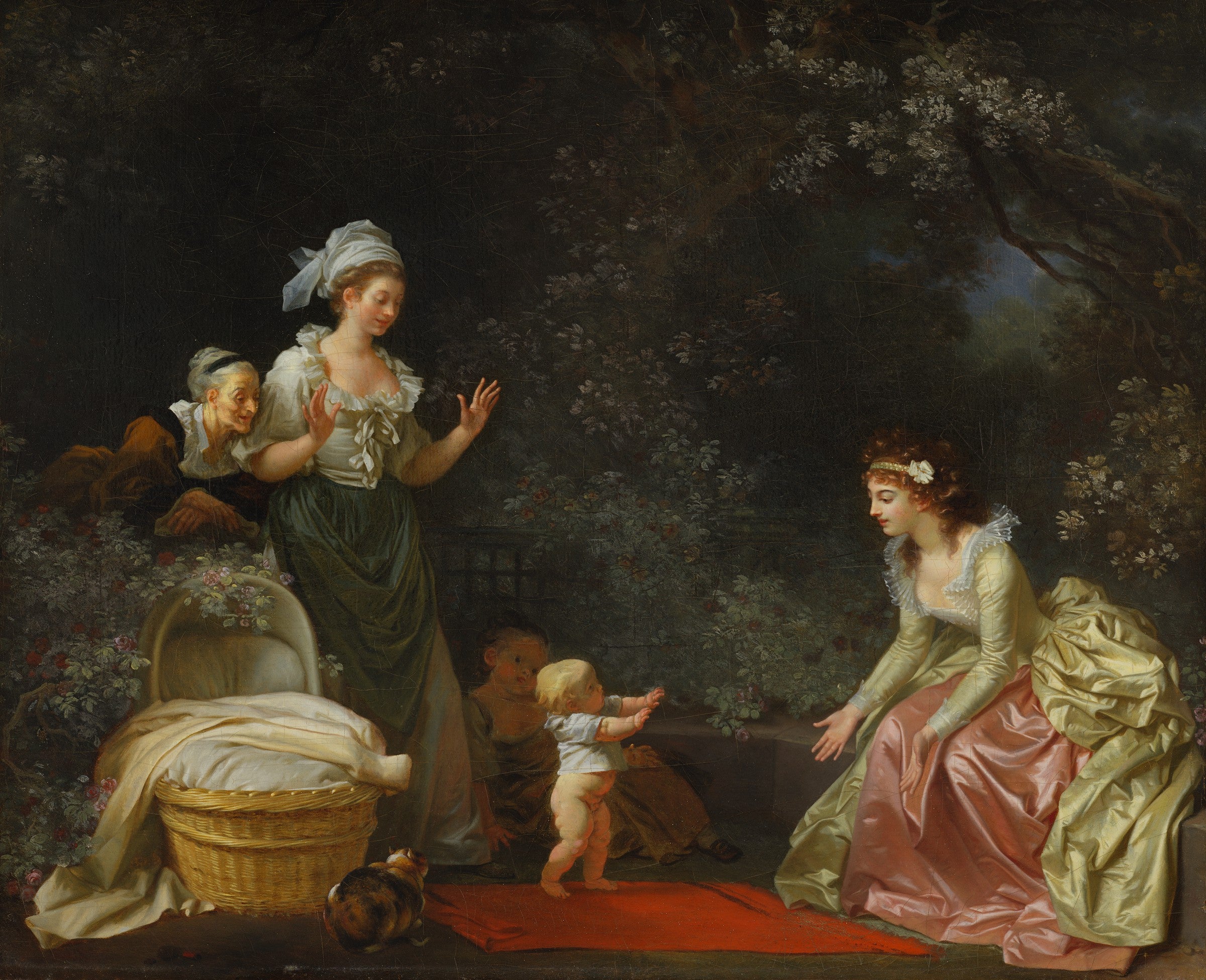 Le Premier pas de l'Enfance - Jean-Honoré Fragonard