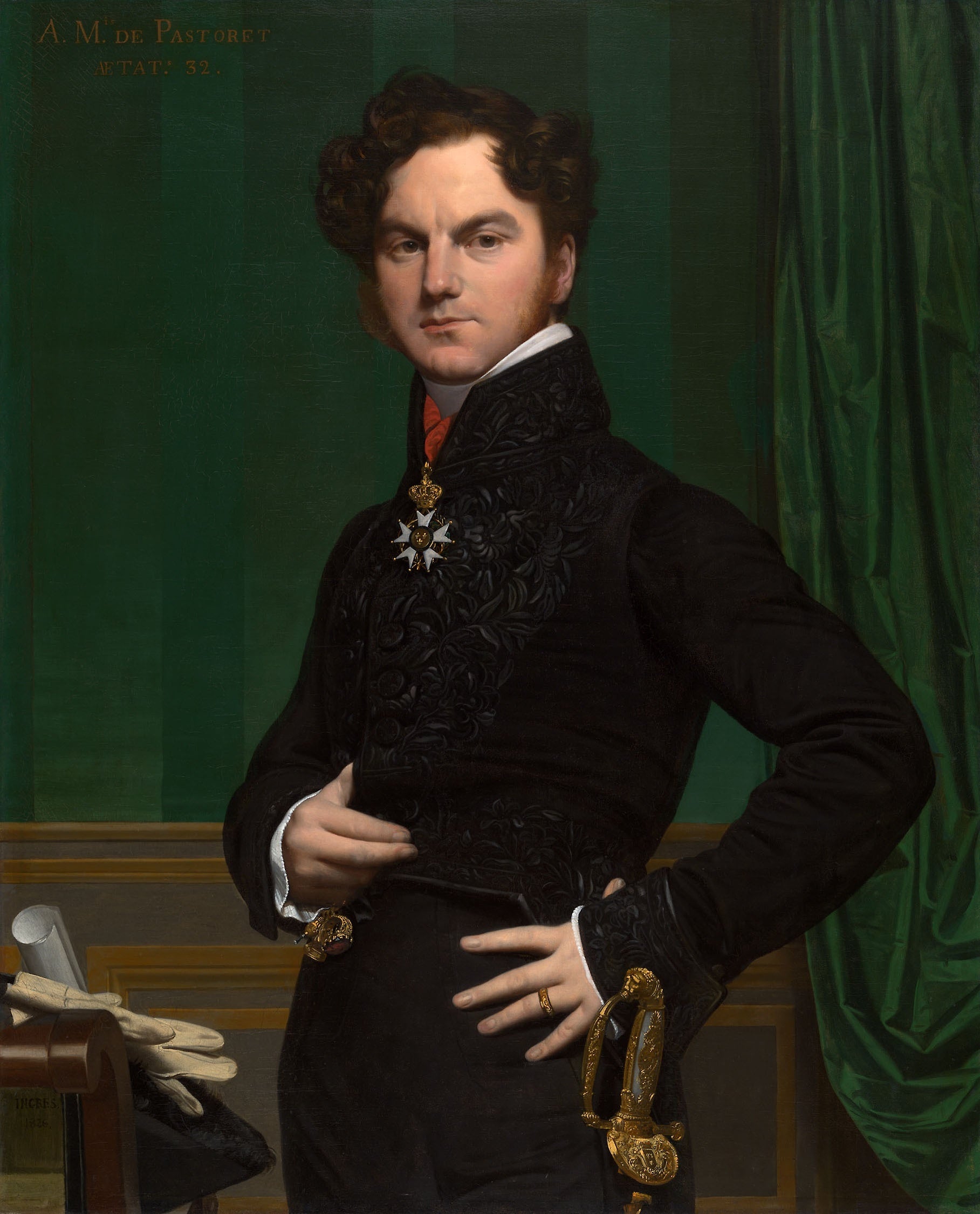 Граф Амеде-Давид де Пасторе - Жан-Auguste-Доминик Ингр