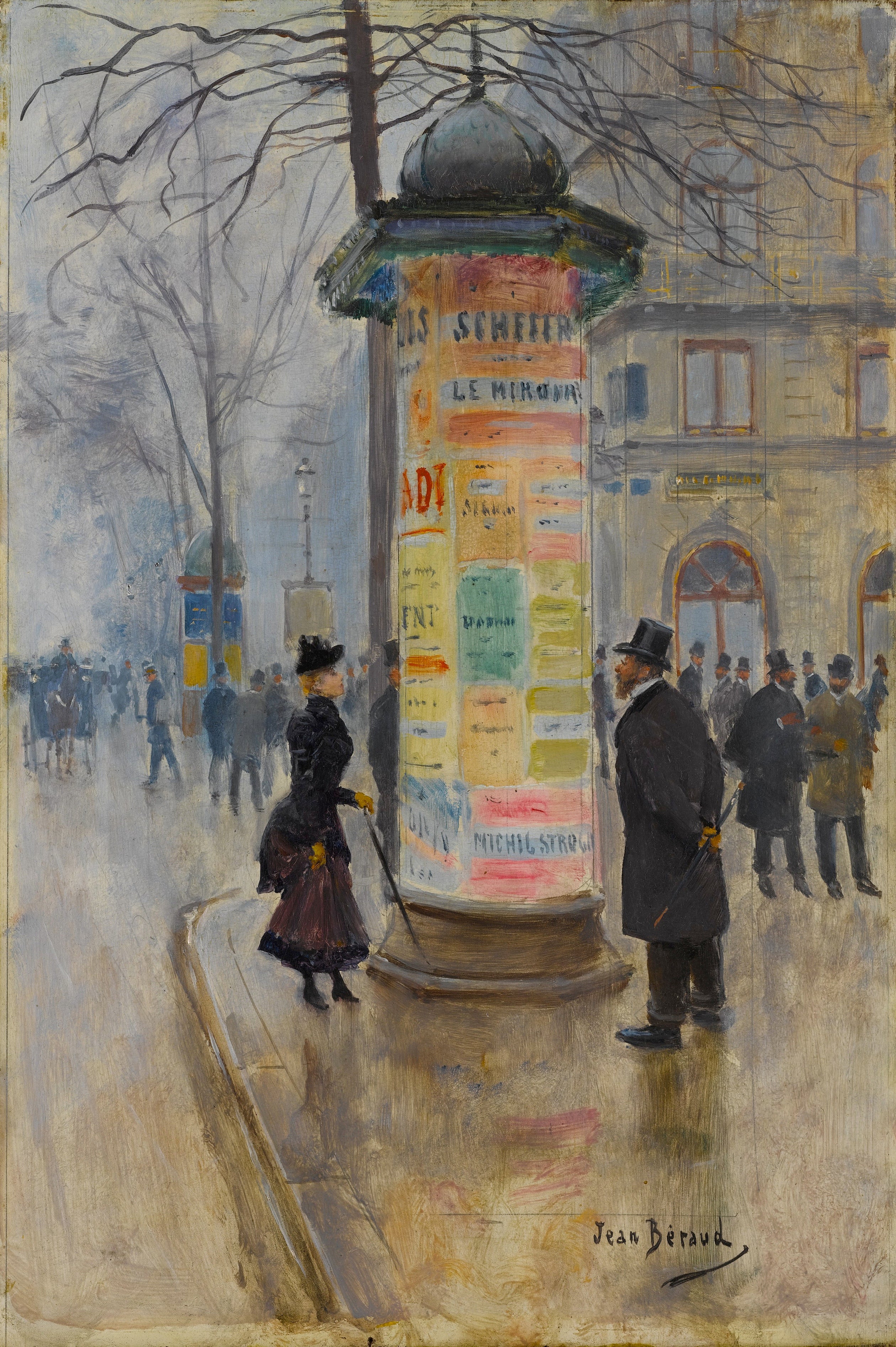 Scène de rue parisienne - Jean Béraud