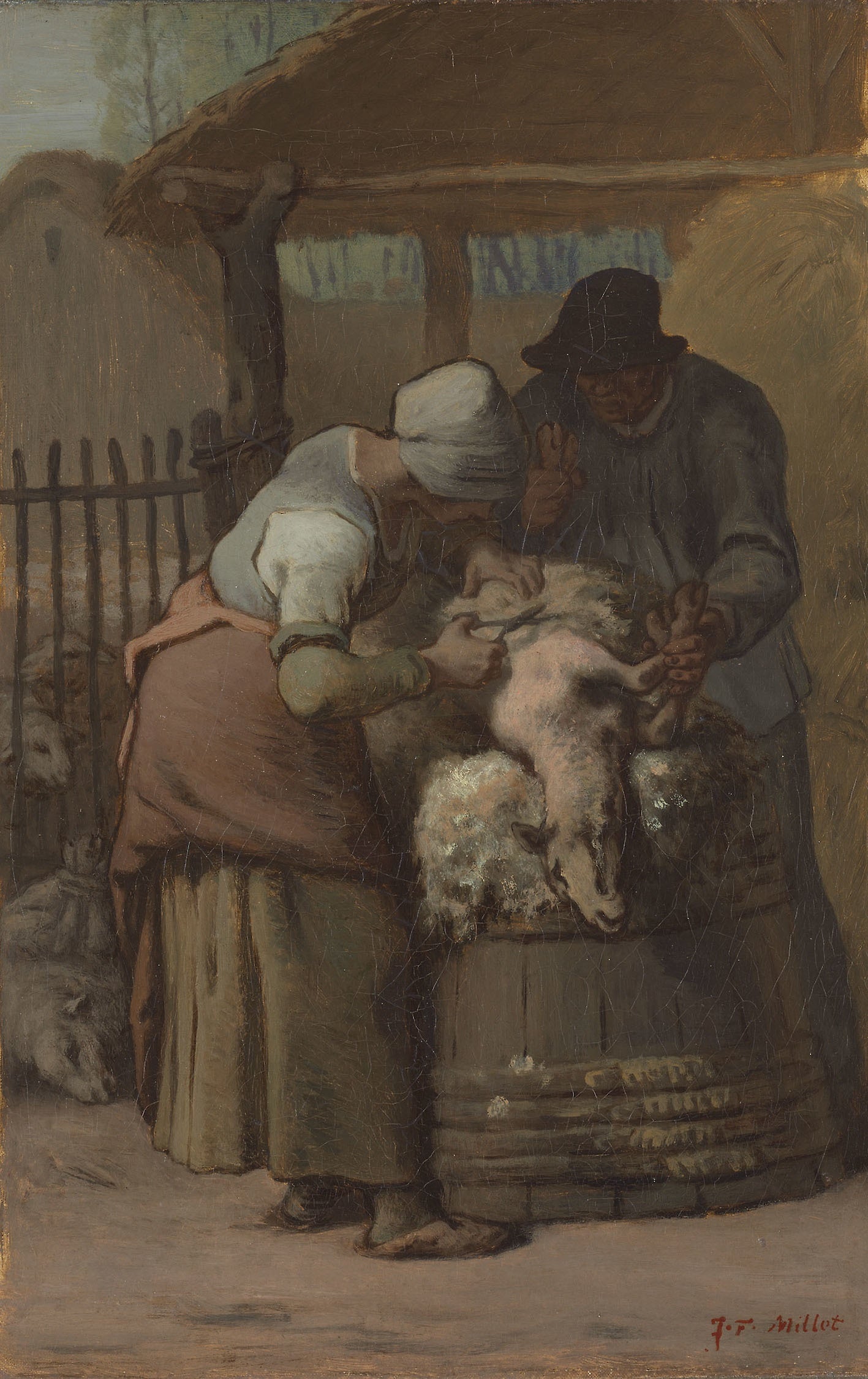 Les tondeurs de moutons - Jean-François Millet