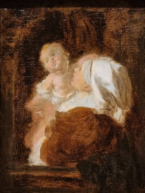 Jeune femme et enfant - Jean-Honoré Fragonard