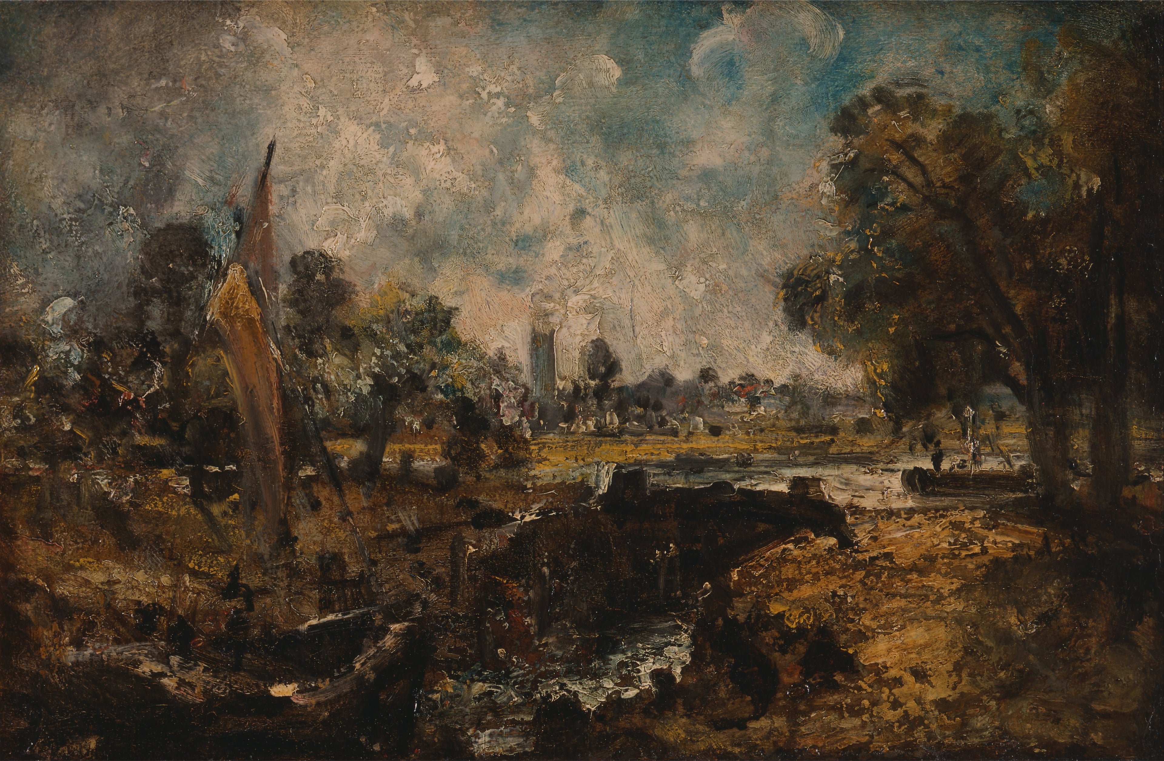 Écluse de Dedham - John Constable