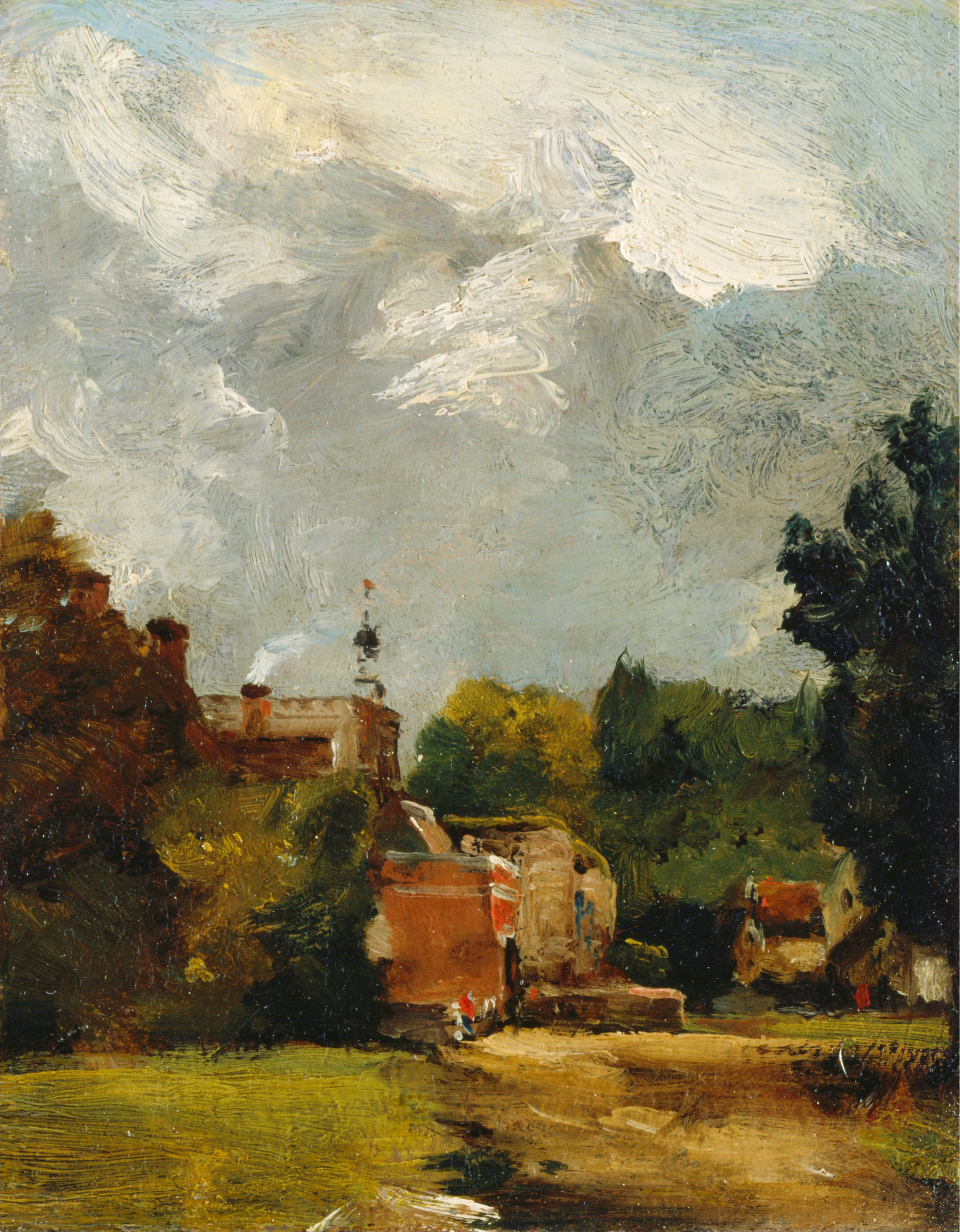 Église d'East Bergholt - John Constable