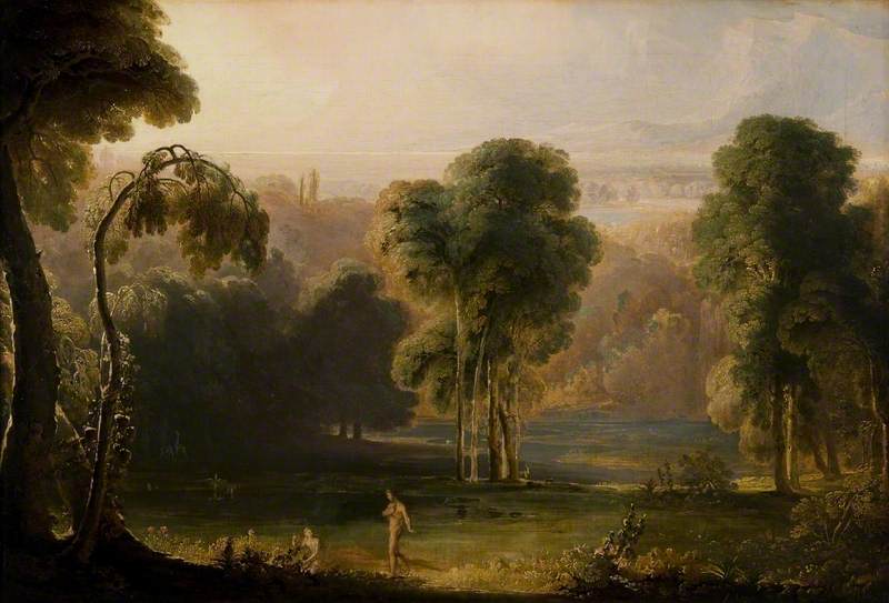 La première vision d'Ève par Adam - John Martin