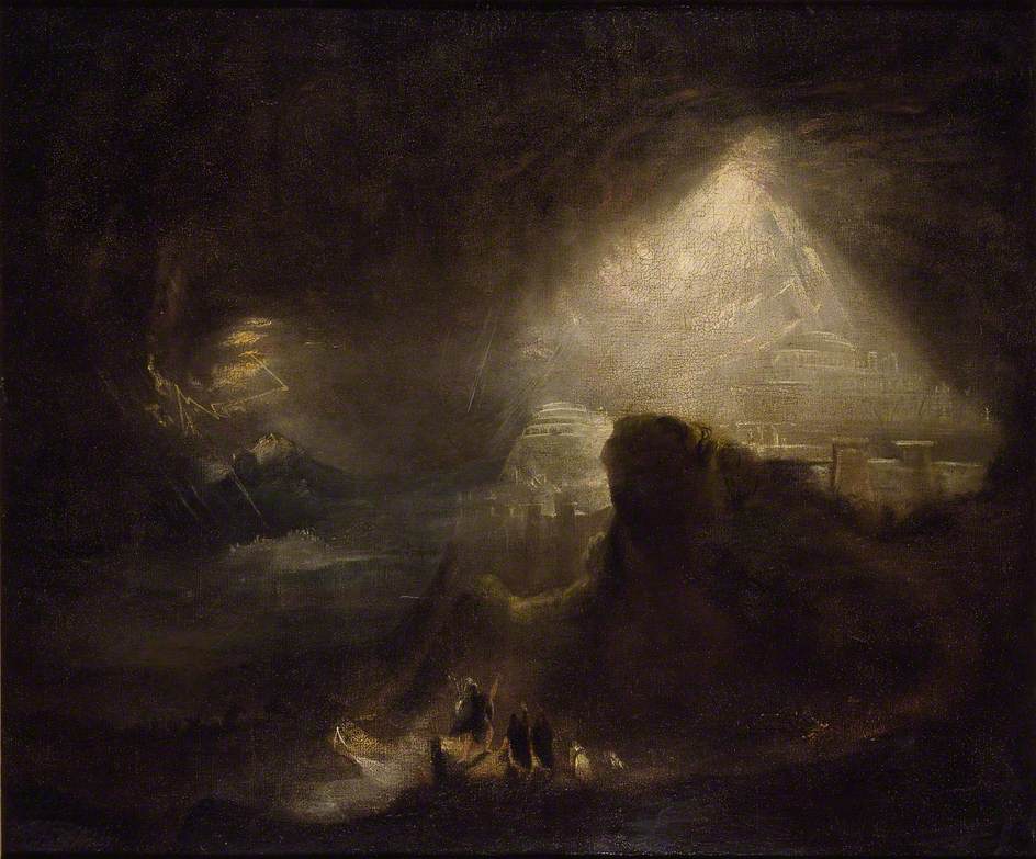 Josué ordonnant au soleil de s'arrêter - John Martin