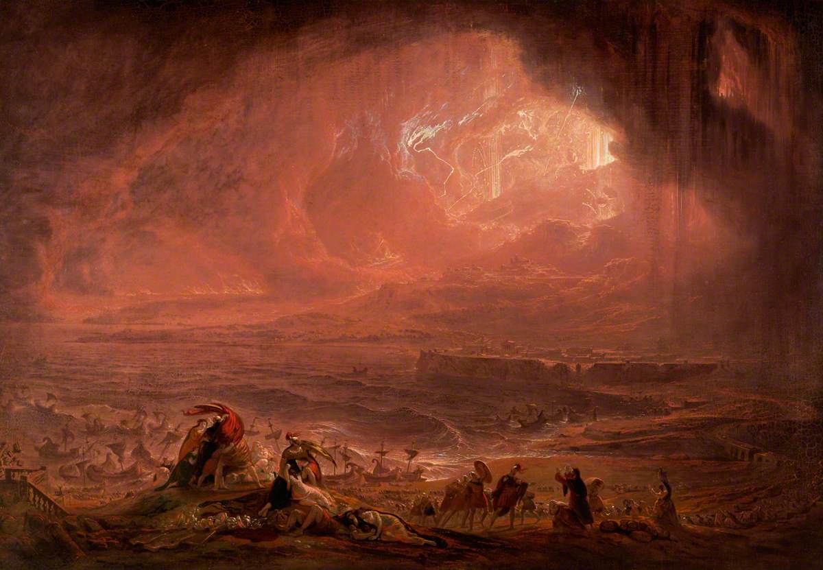 La destruction d'Herculanum et de Pompéi - John Martin