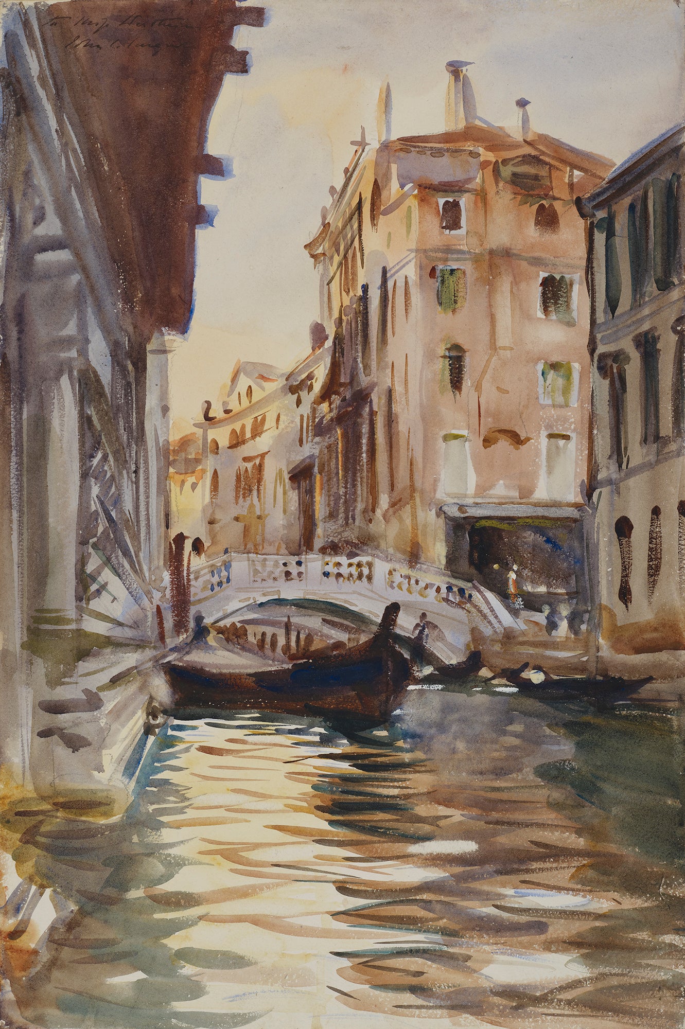 Reproduction du tableau « Pont de la Canonica - John Singer Sargent » par Alpha Reproduction en peinture à l’huile