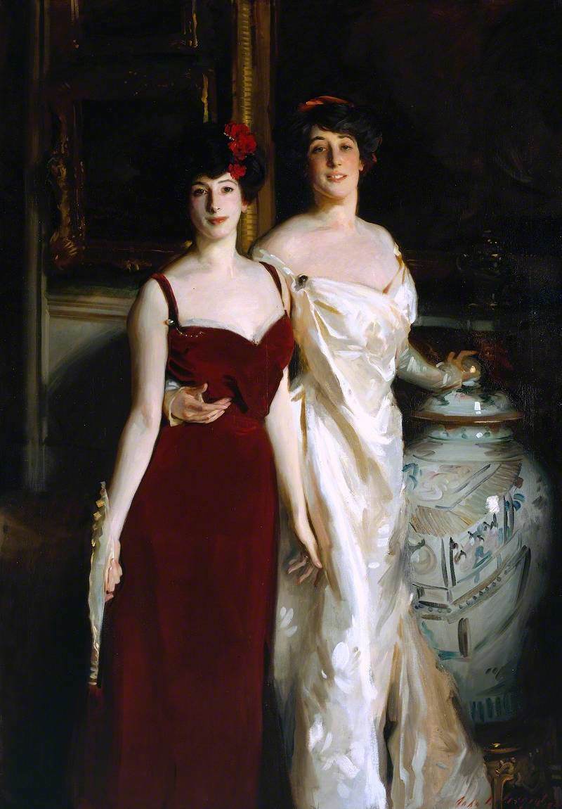 Reproduction du tableau « Ena et Betty, filles d'Asher et de Mme Wertheimer - John Singer Sargent » par Alpha Reproduction en peinture à l’huile