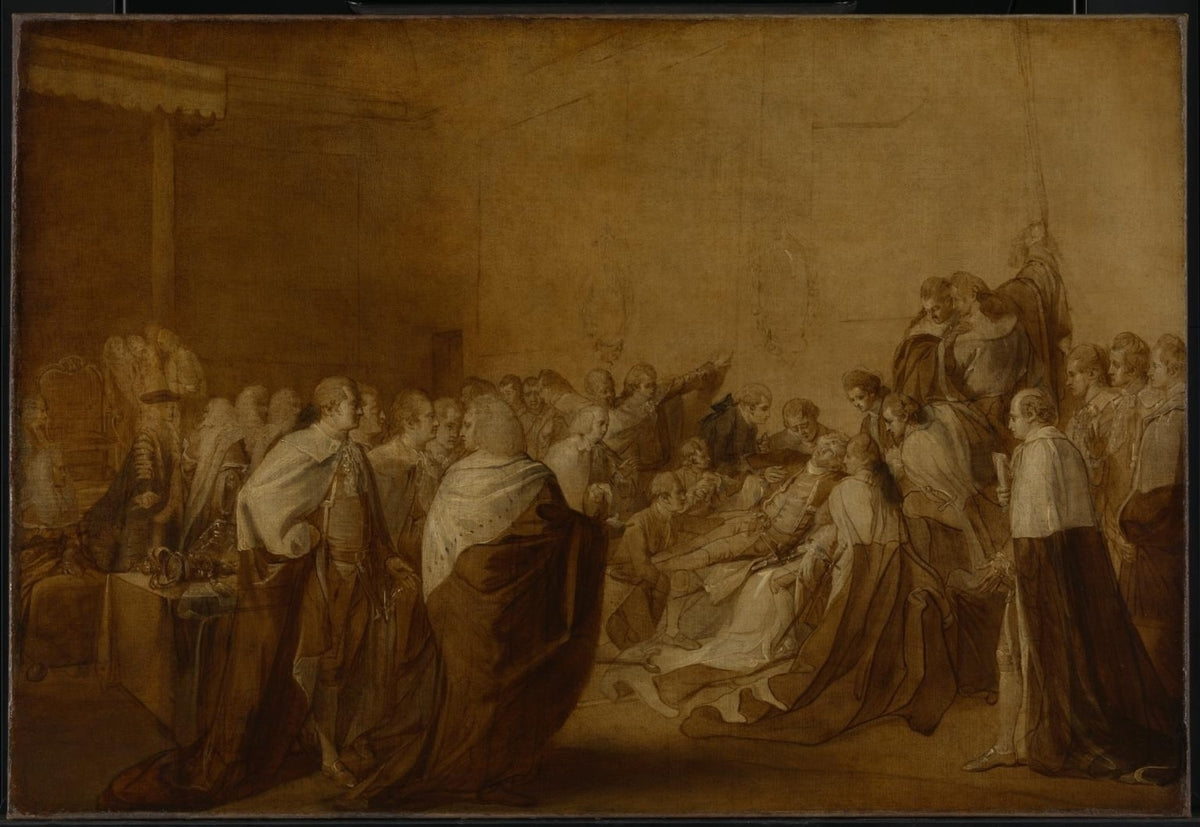 Étude pour « L'effondrement du comte de Chatham » - John Singleton Copley