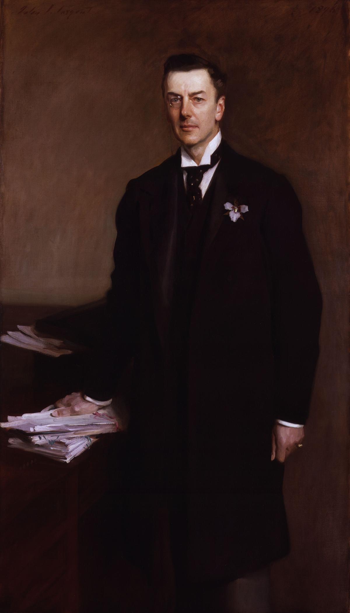 Reproduction du tableau « Joe Chamberlain - John Singer Sargent » par Alpha Reproduction en peinture à l’huile