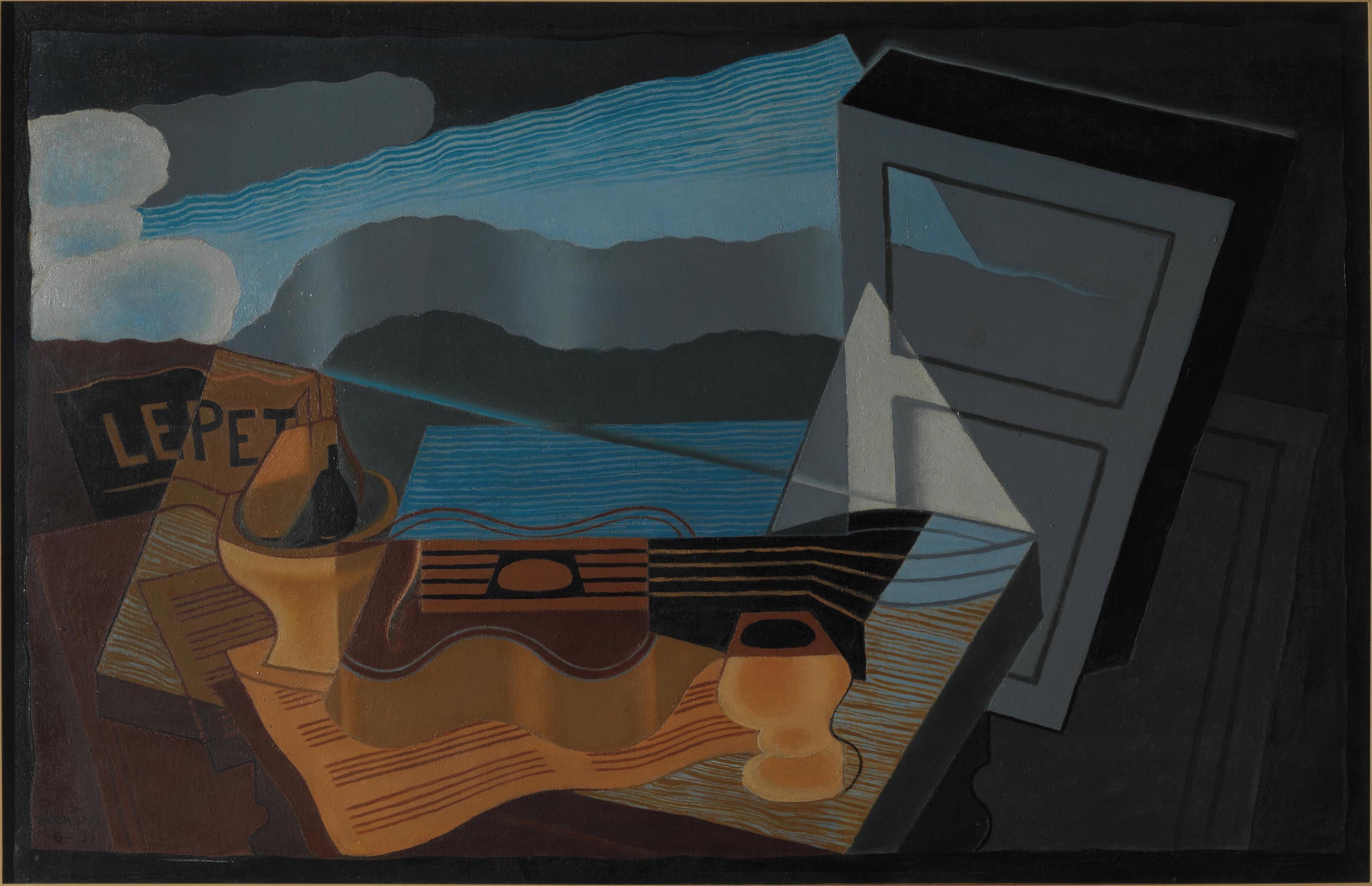 La Vue sur la baie - Juan Gris