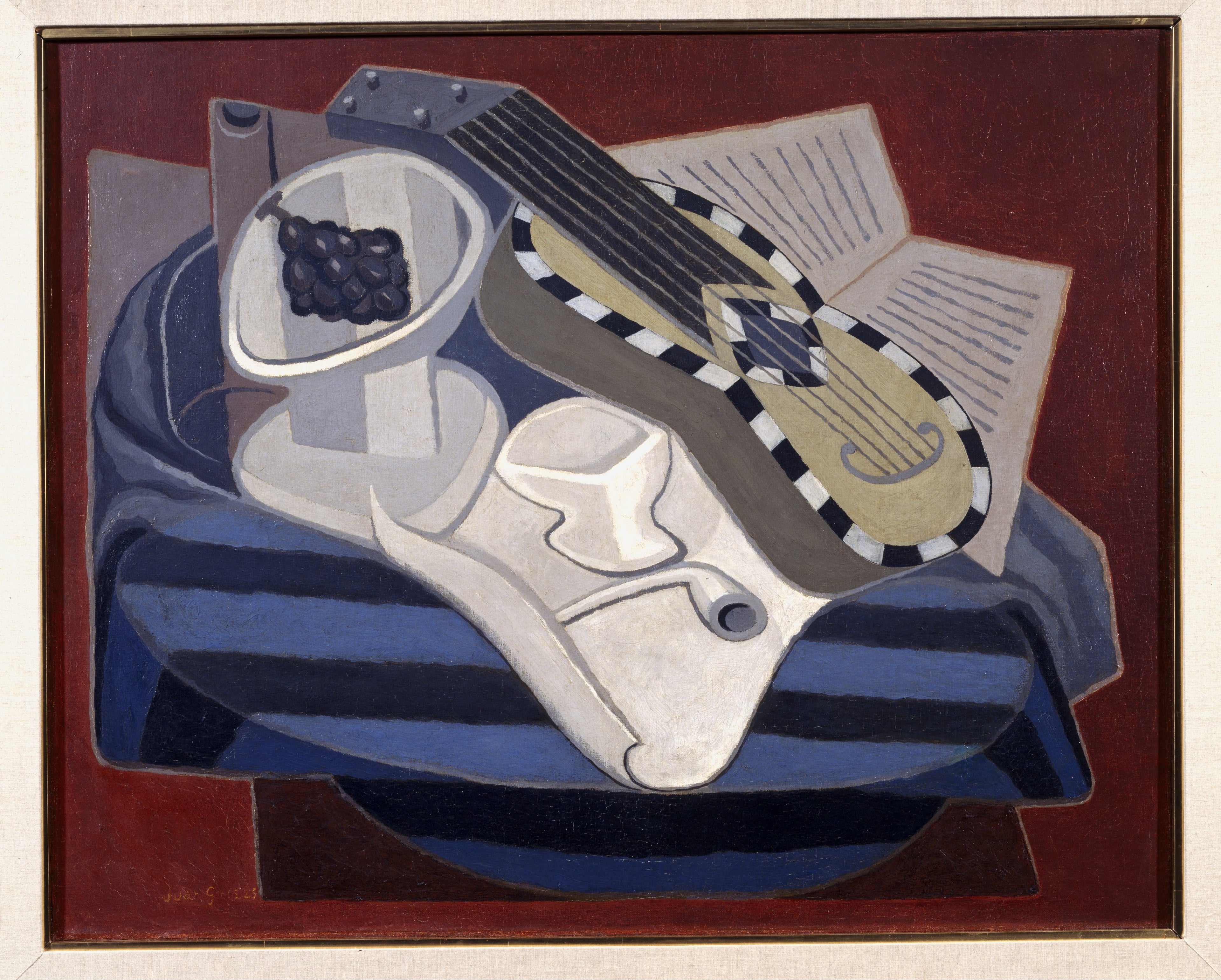 La guitare aux incrustations - Juan Gris