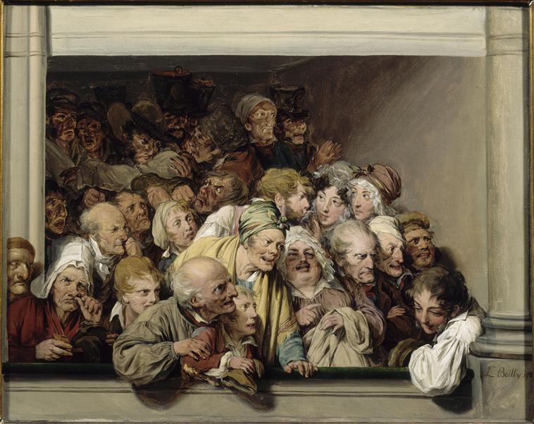 Une loge, un jour de spectacle gratuit - Louis-Léopold Boilly