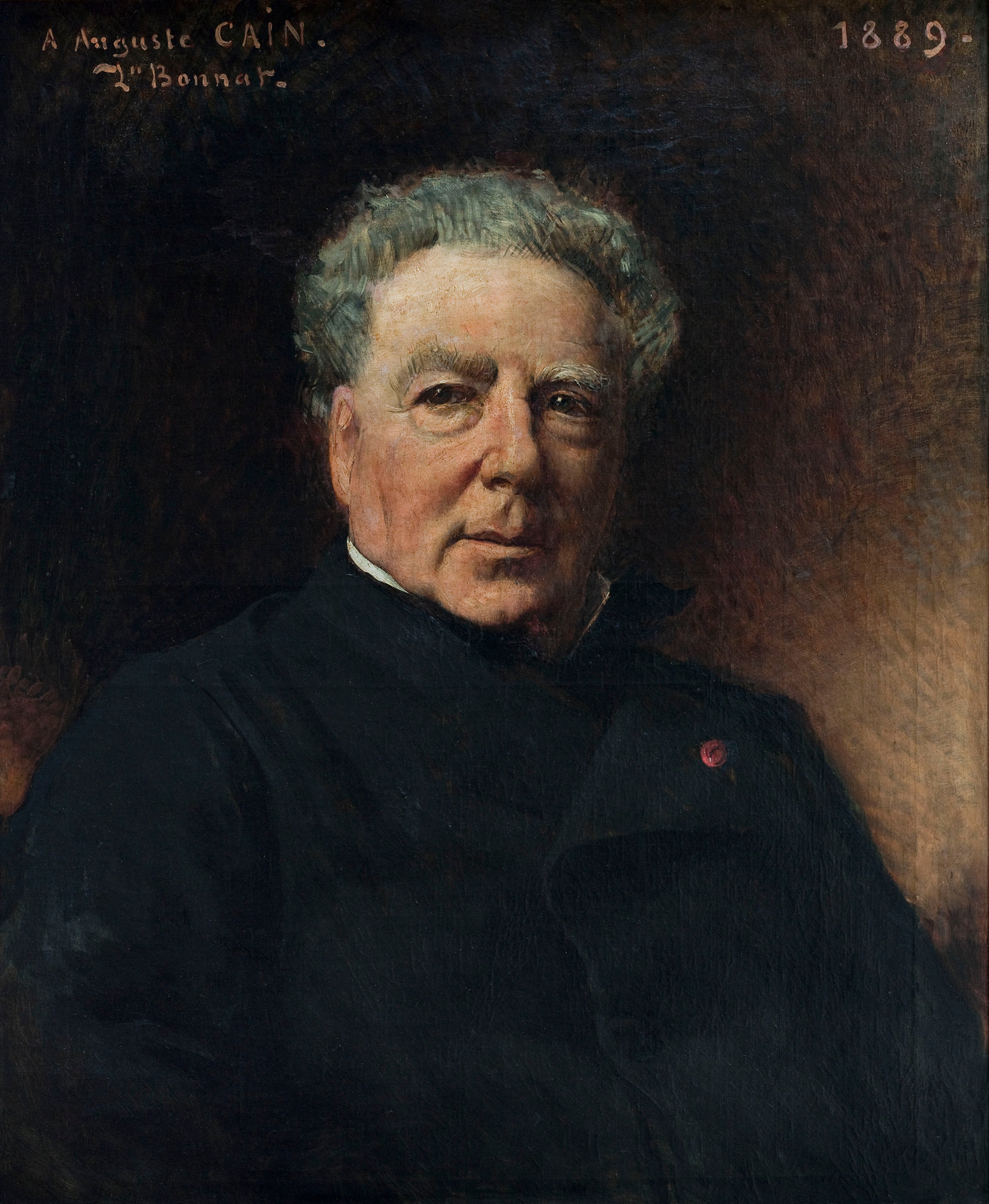 Portrait d'Auguste Cain - Léon Bonnat