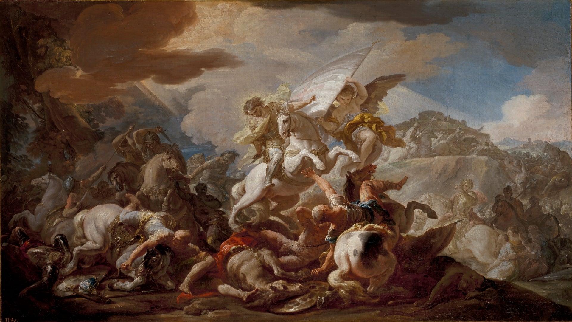 Bataille de Clavijo - Corrado Giaquinto