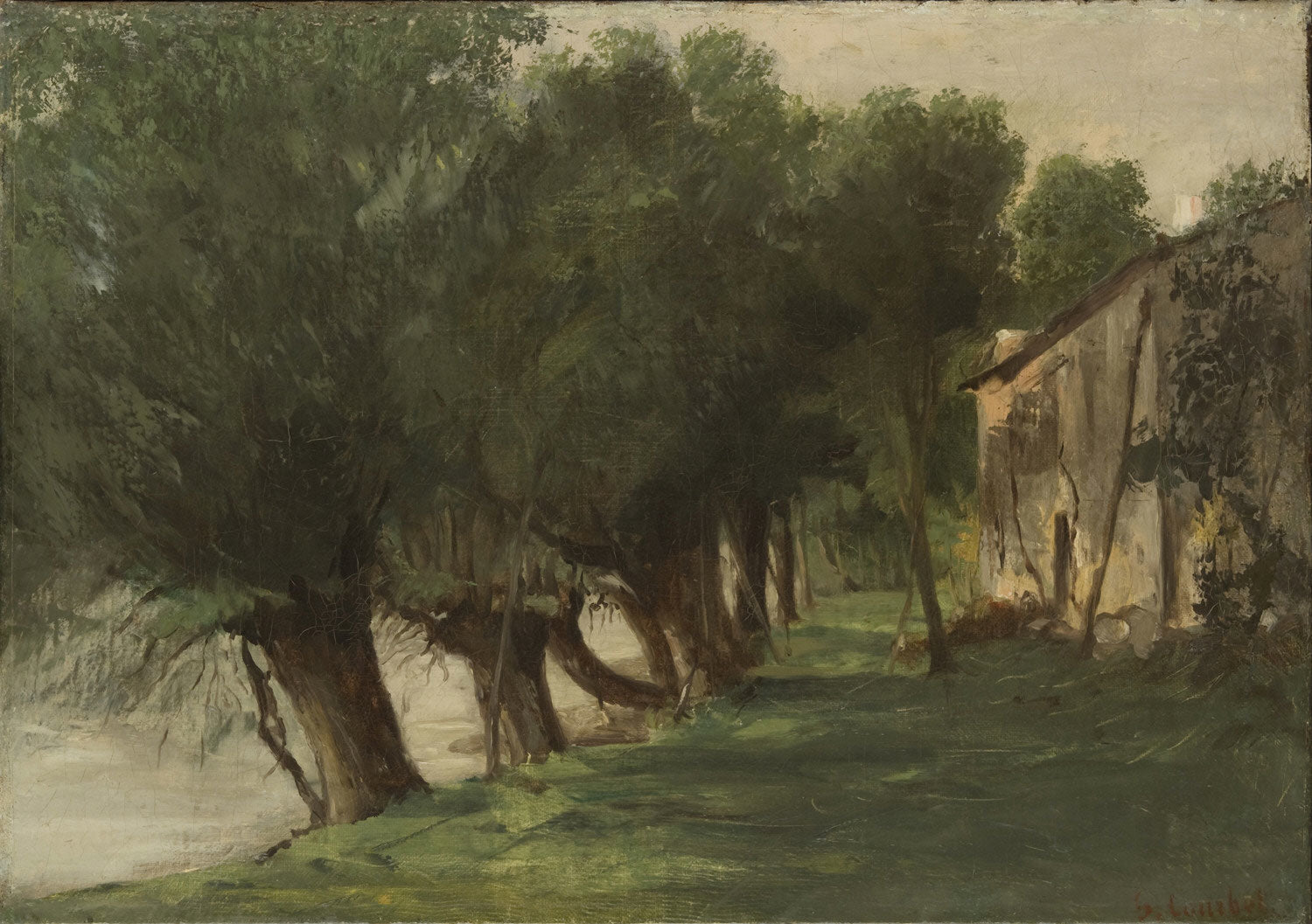 La Charente, Port-Berteau - Gustave Courbet