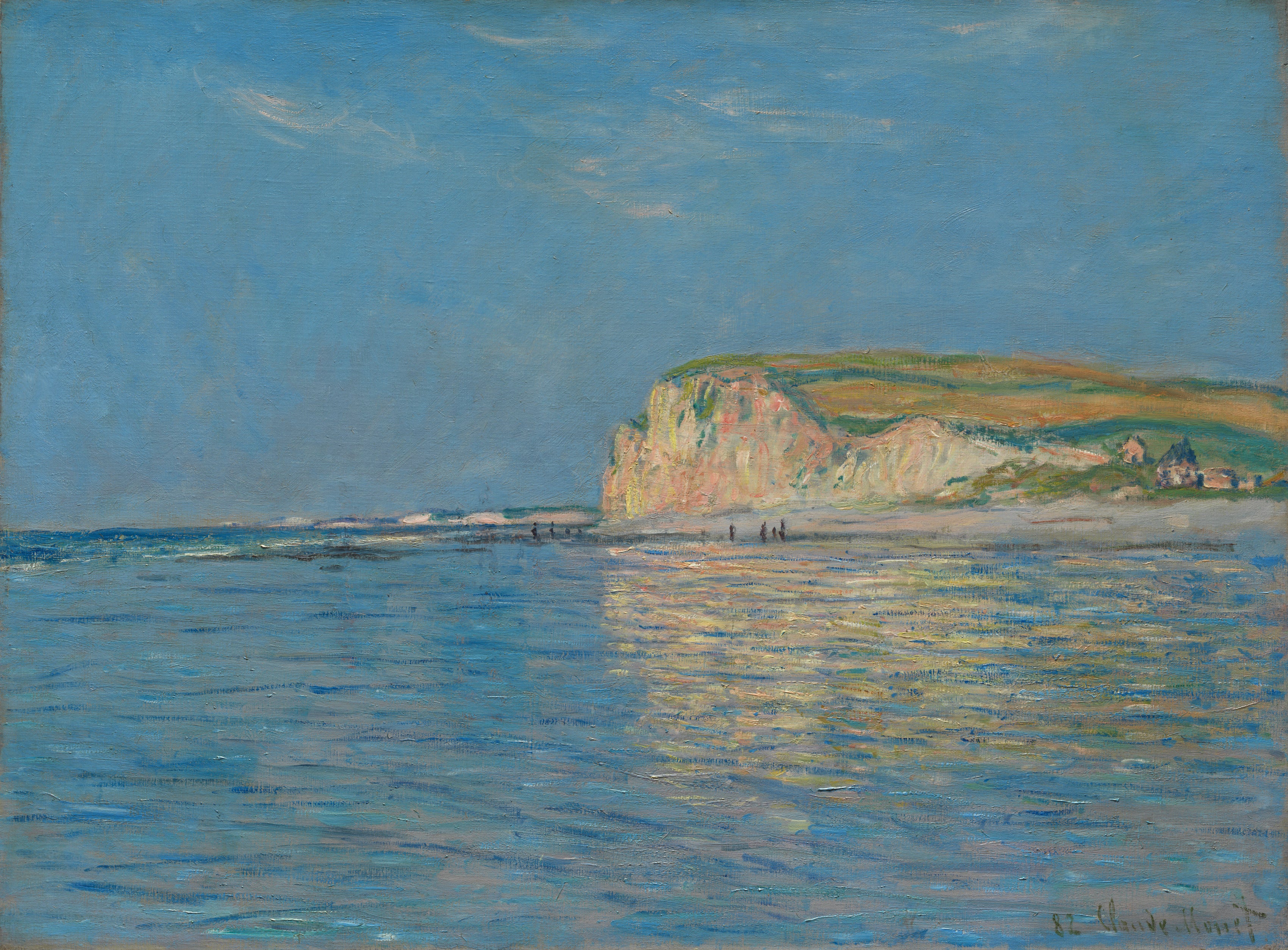 Отлив в Пурвиле, недалеко от Дьеппа, 1882 - Клод Моне
