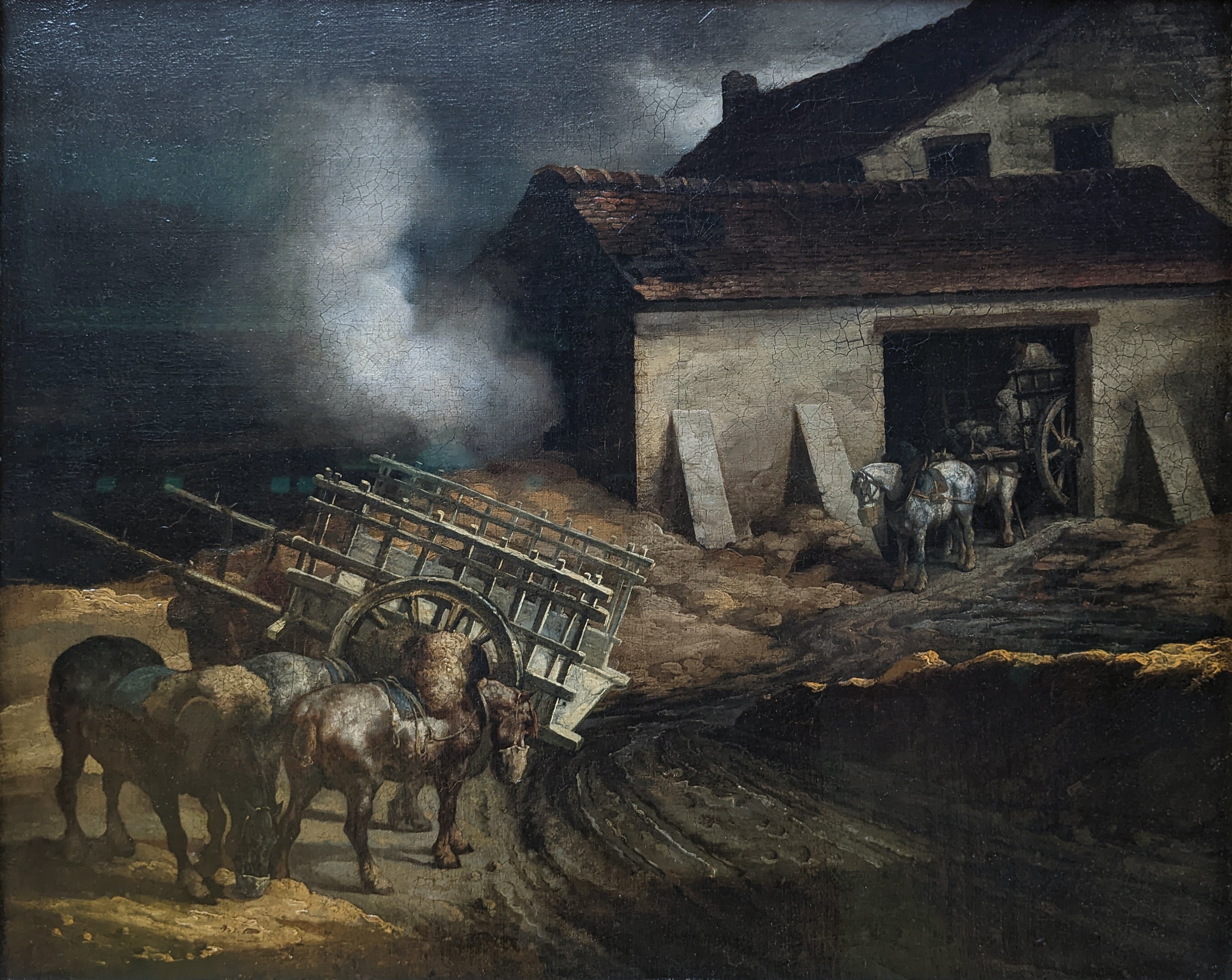 Reproduction du tableau « Le Four à plâtre - Théodore Géricault » par Alpha Reproduction en peinture à l’huile