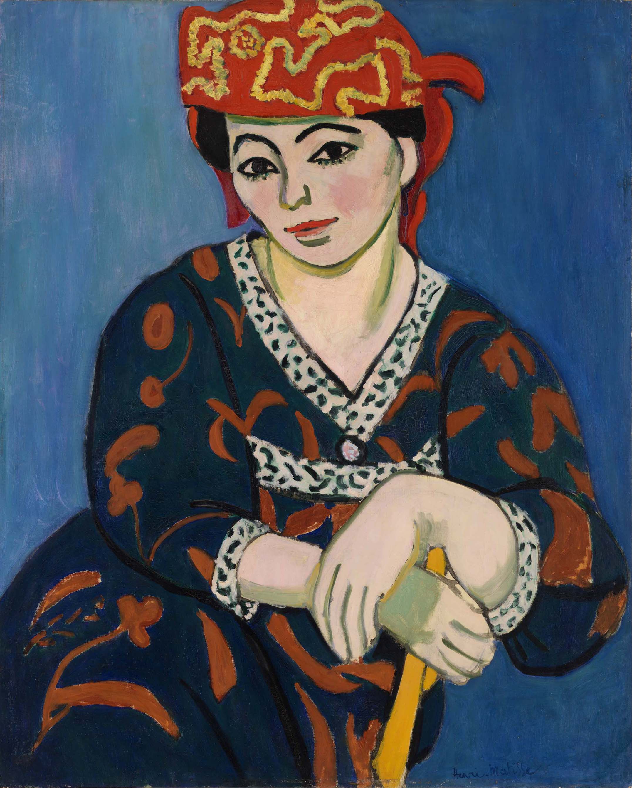 Reproduction du tableau « Le Madras rouge - Henri Matisse » par Alpha Reproduction en peinture à l’huile