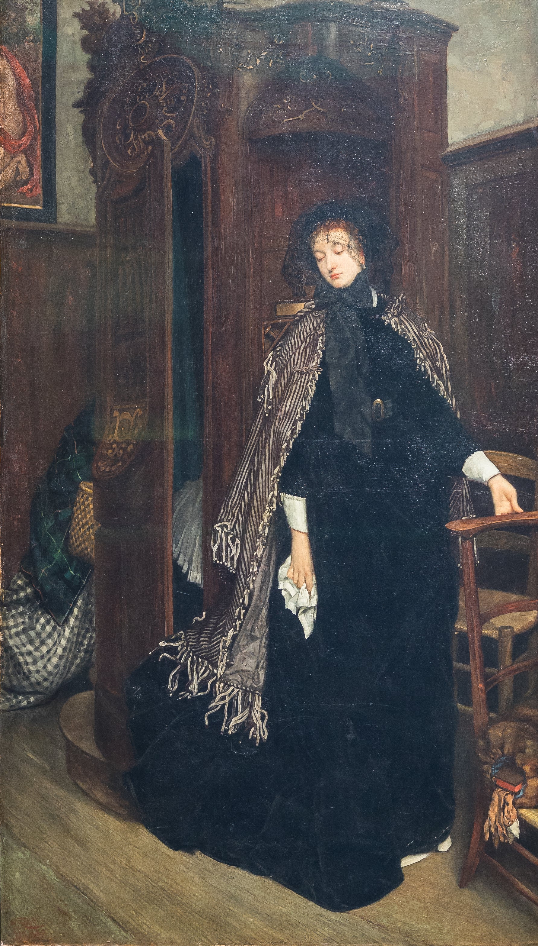 Quitter le confessionnal (à l'église) - James Tissot