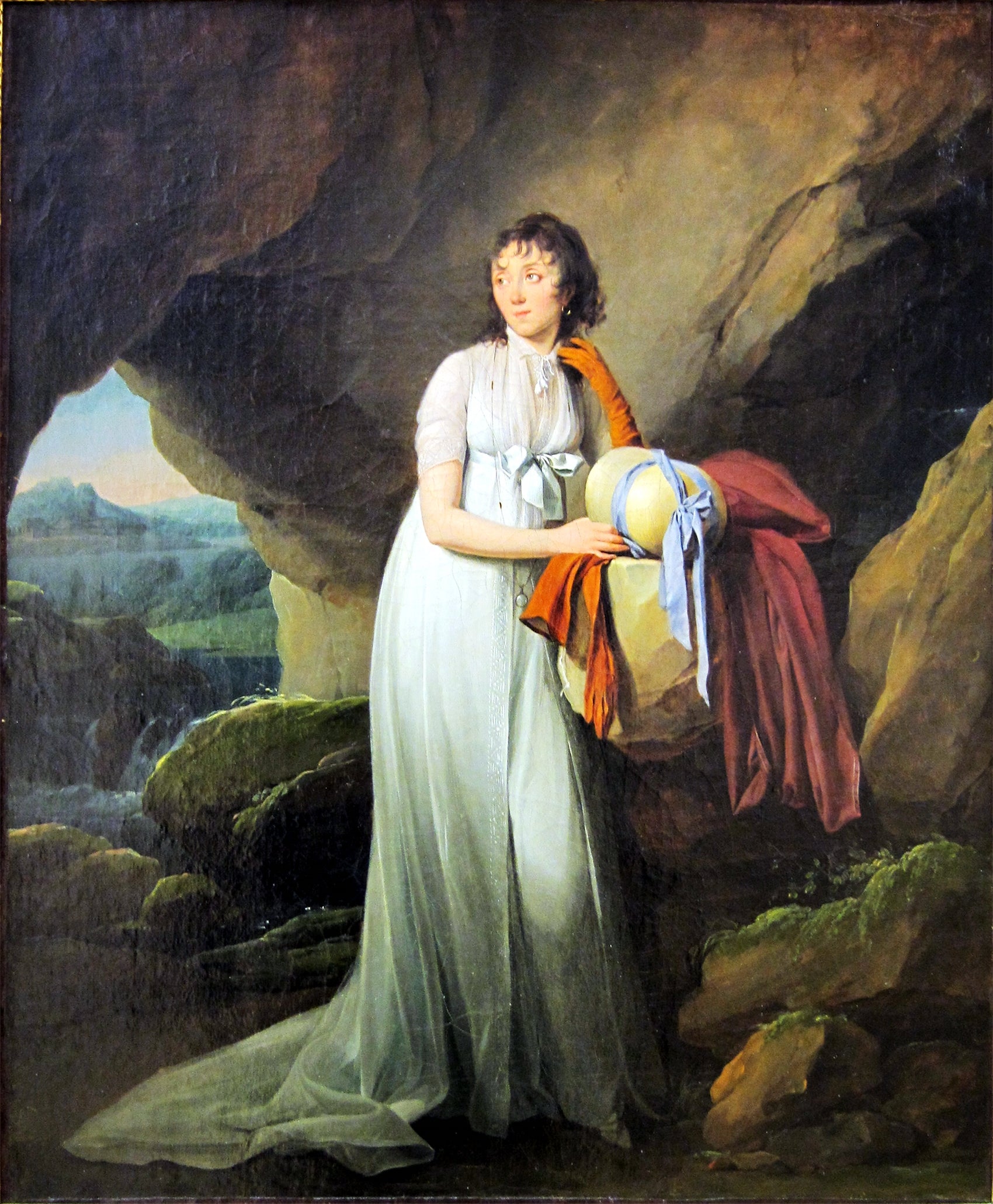 Portrait de Mme d'Aucourt de Saint-Just - Louis-Léopold Boilly