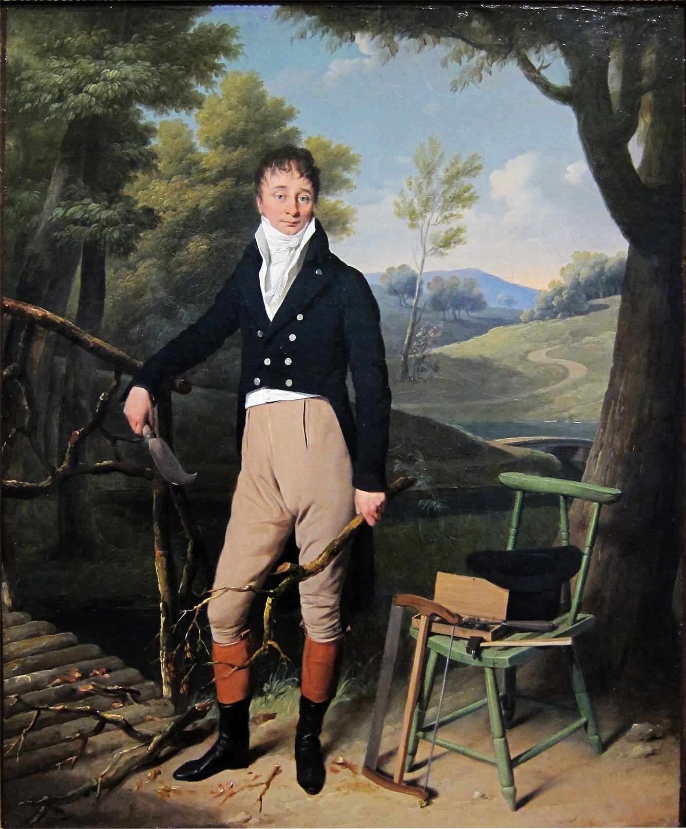 Portrait de Charles d'Aucourt de Saint-Just - Louis-Léopold Boilly