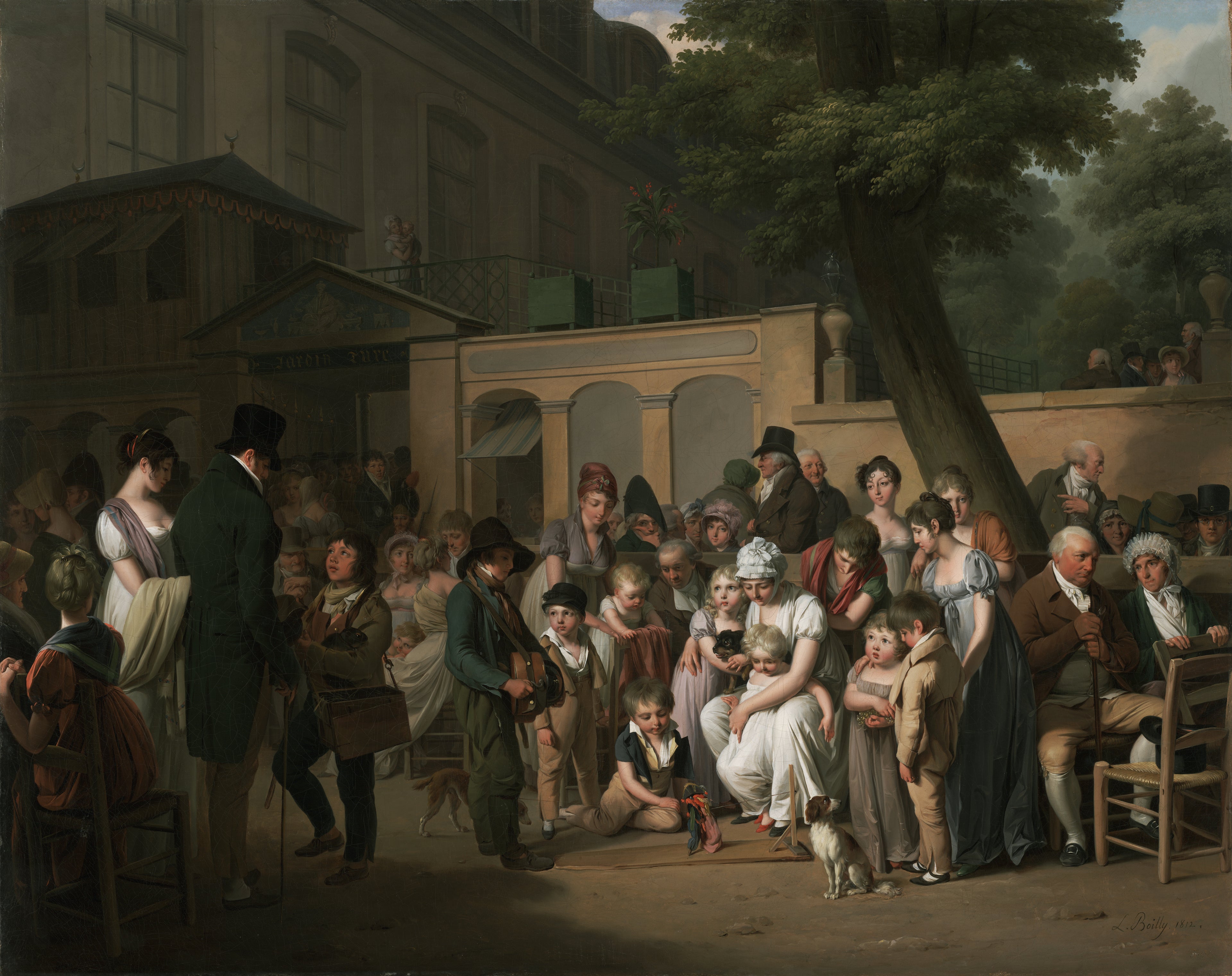 L'Entrée du jardin turc - Louis-Léopold Boilly