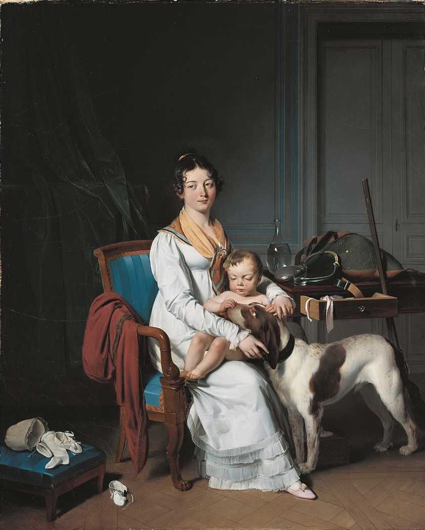 Intérieur avec mère et enfant - Louis-Léopold Boilly