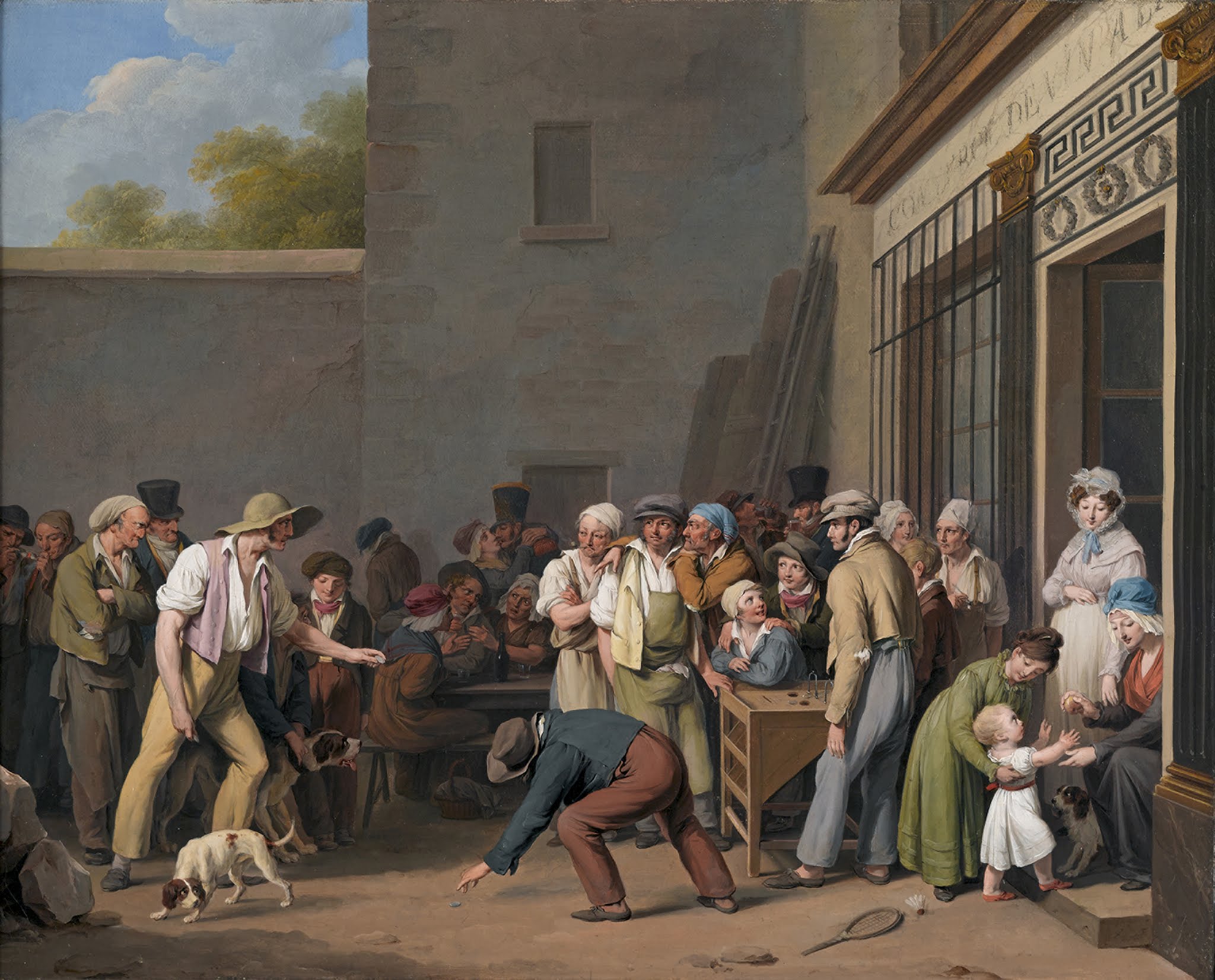 Le jeu du tonneau - Louis-Léopold Boilly