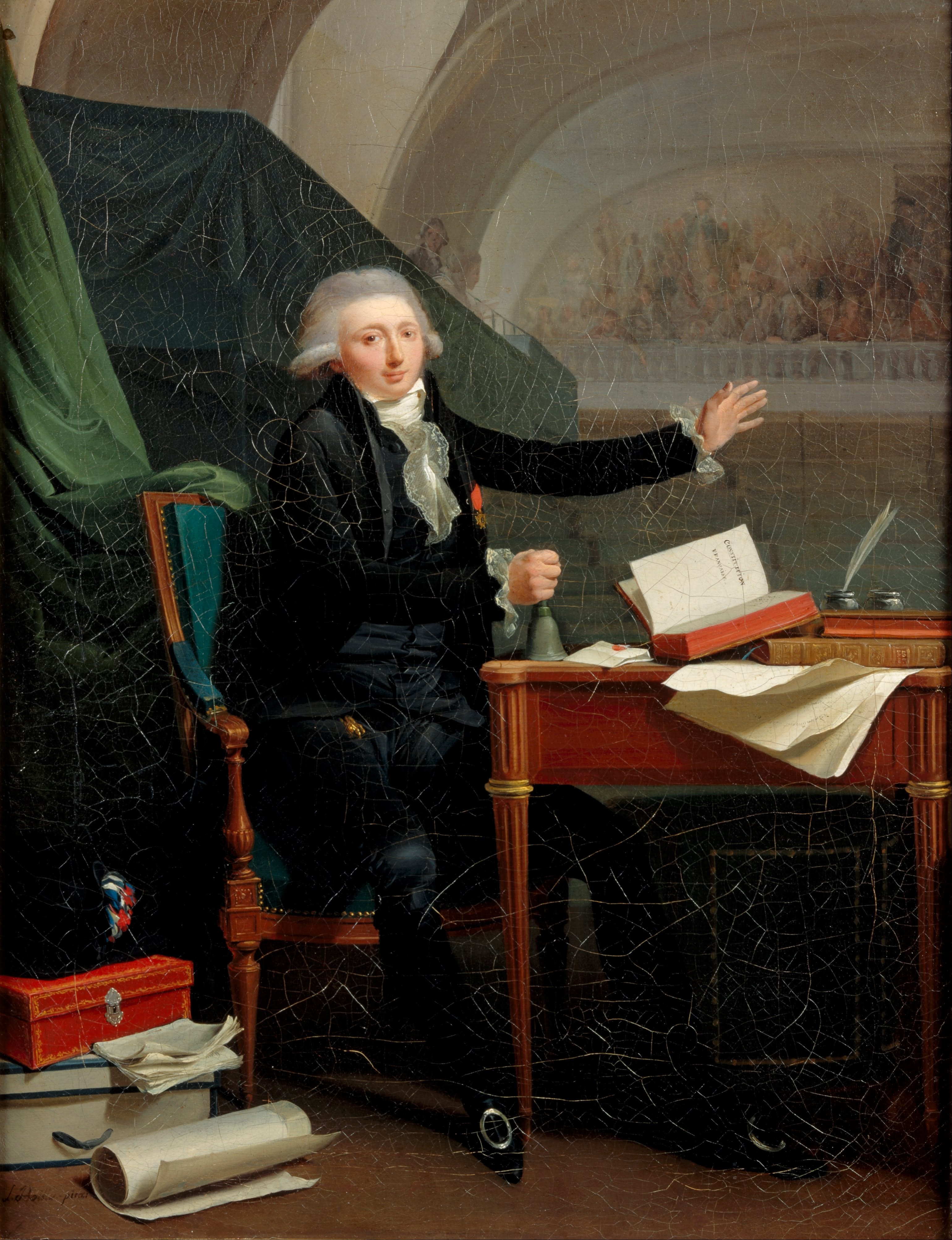 Portrait de Jan Anthony d'Averhoult (1756-1792) - Louis-Léopold Boilly