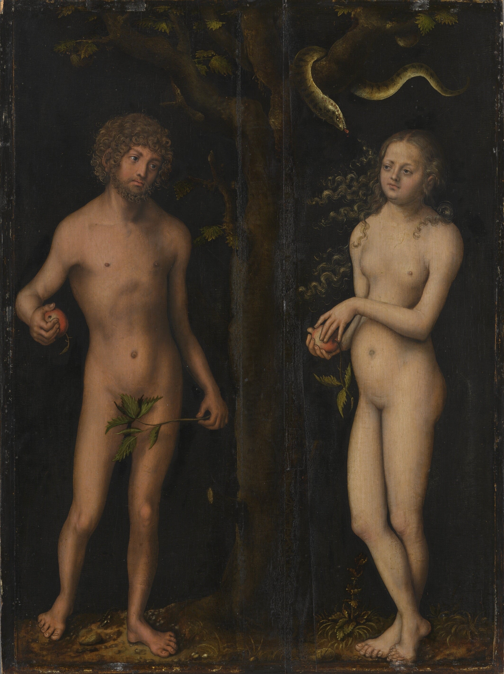 Adam et Ève - Lucas Cranach the Elder