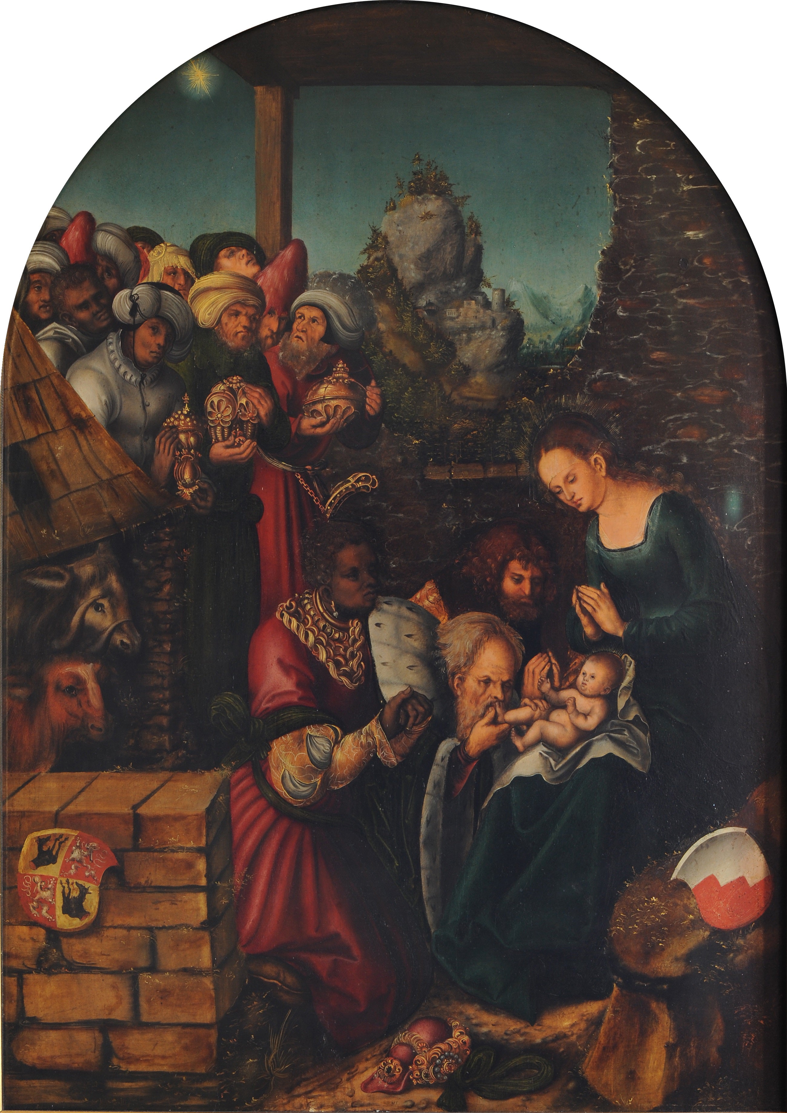 Adoration des Mages - Lucas Cranach the Elder