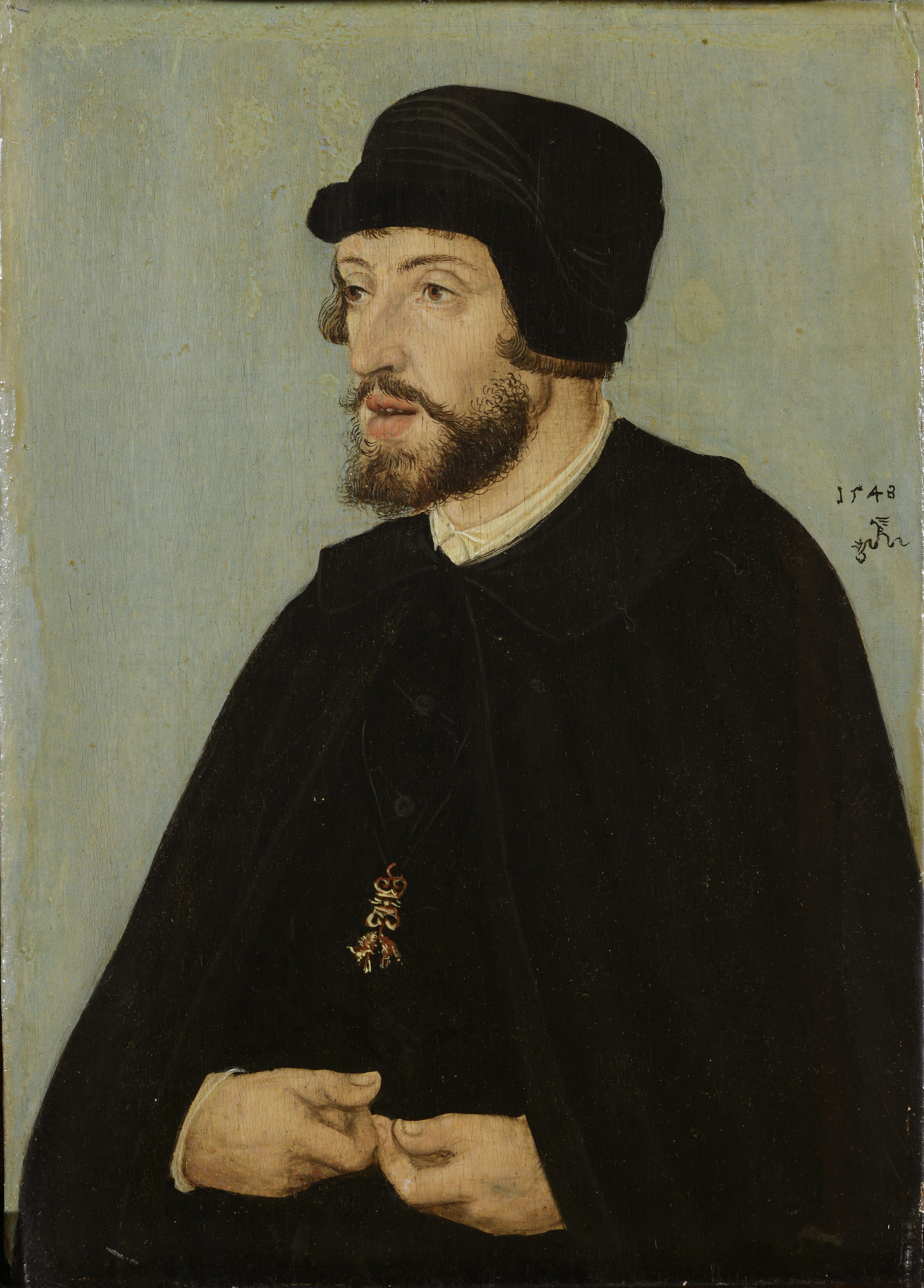 Portrait du roi Ferdinand Ier. - Lucas Cranach the Elder