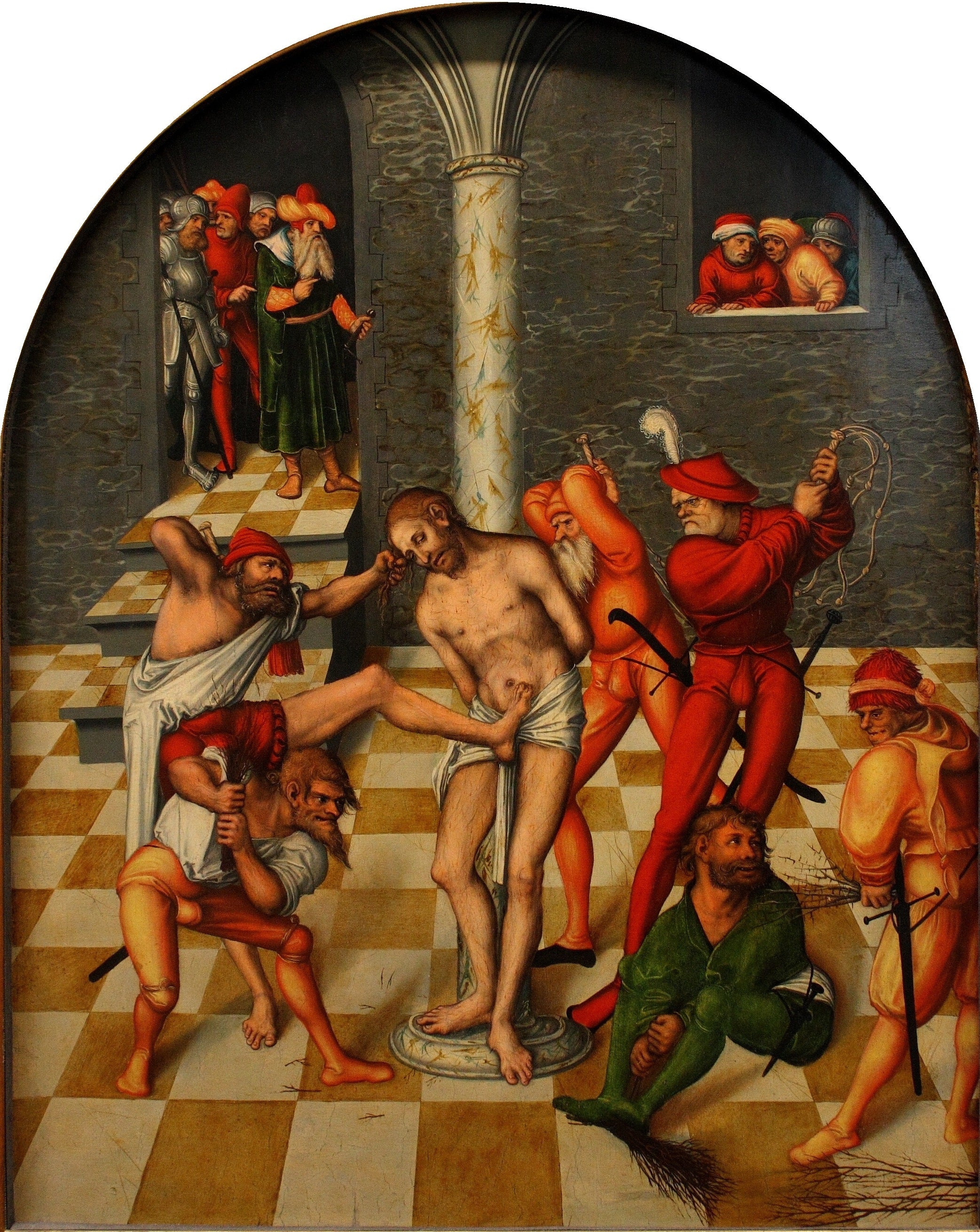 Flagellation du Christ - Lucas Cranach the Elder
