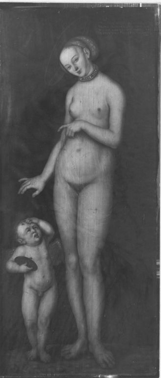 Vénus avec Cupidon le voleur de miel - Lucas Cranach the Elder