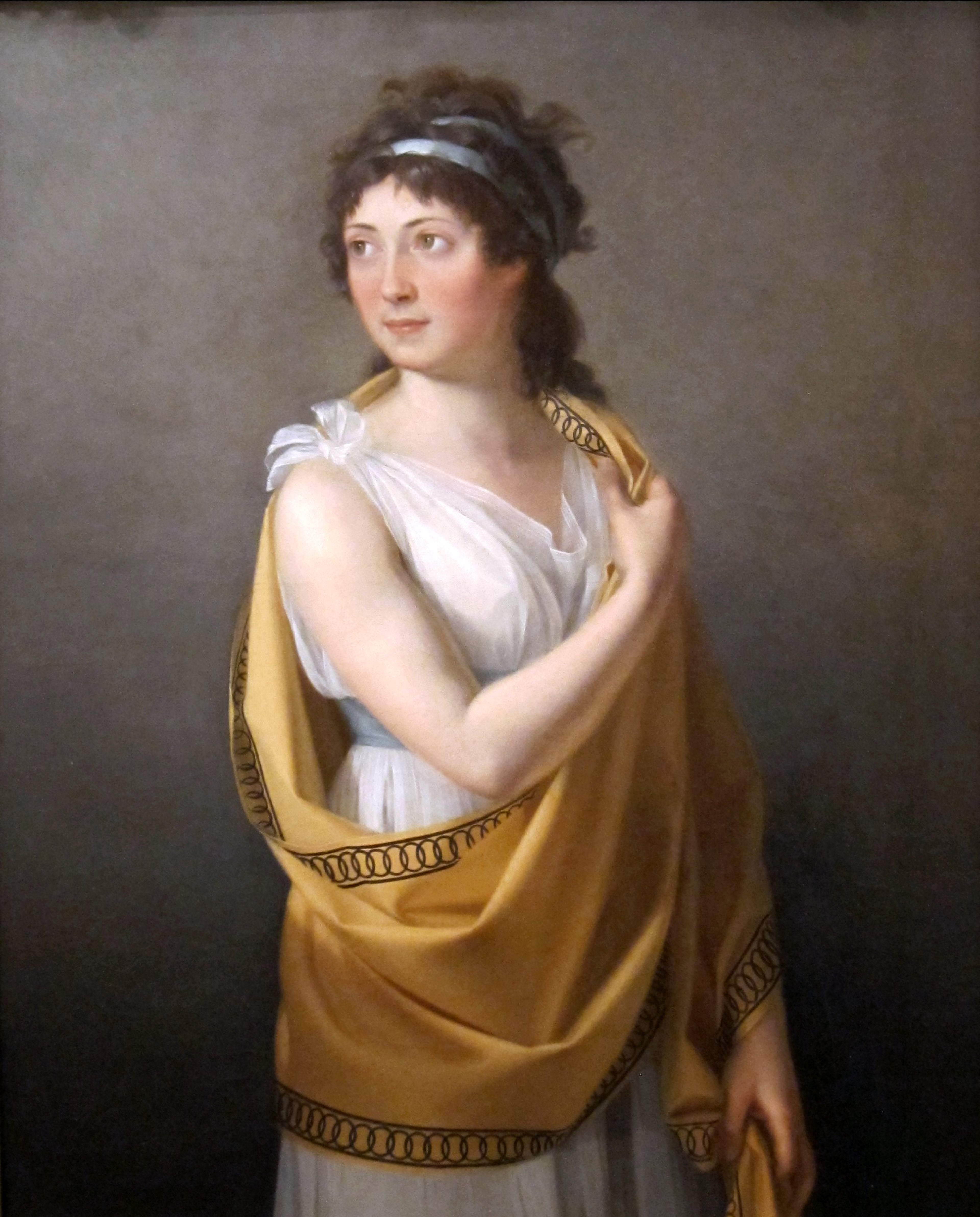 Portrait d'une dame - Marie-Guillemine Benoist