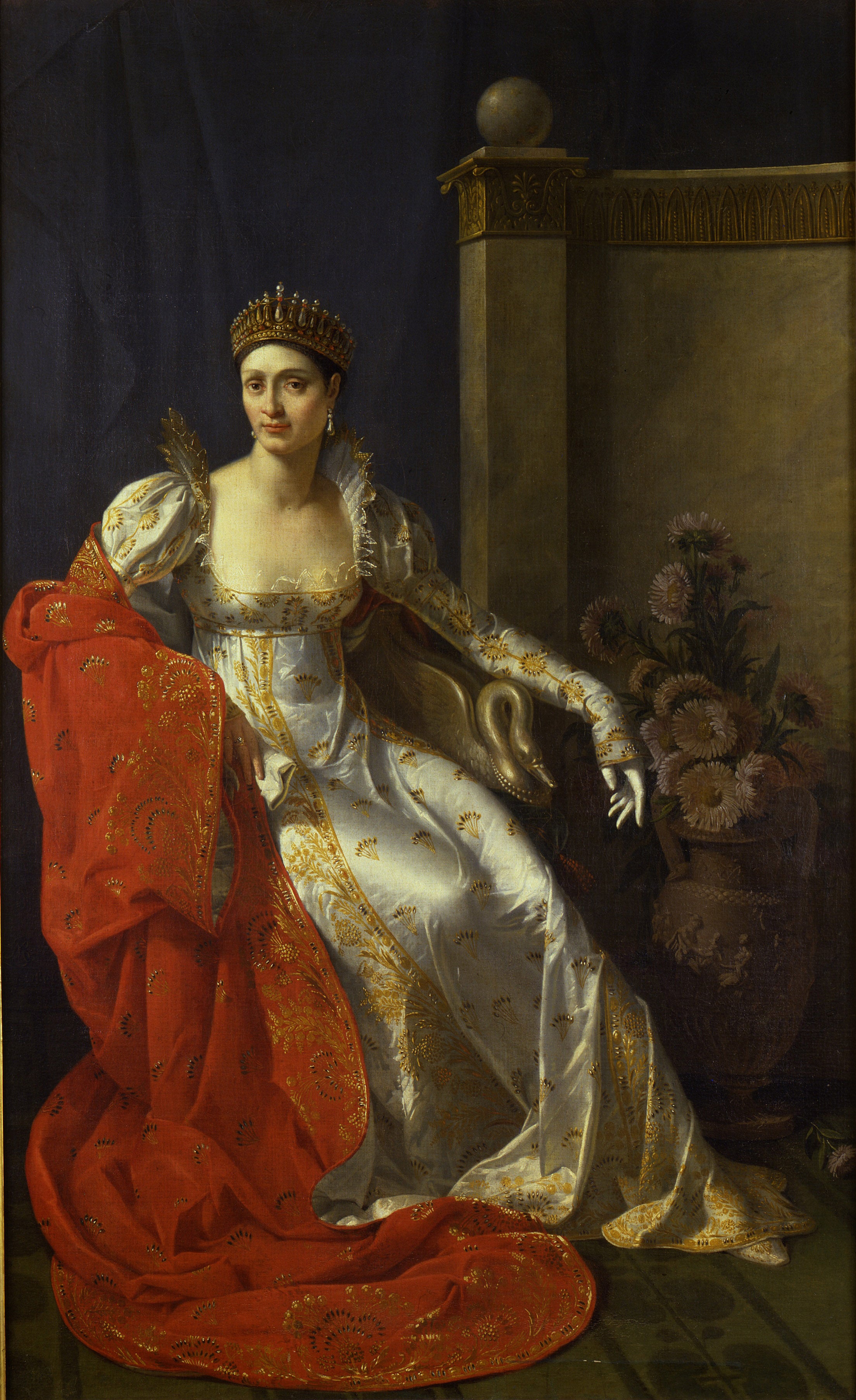 Portrait d'Élisa Bonaparte, grande-duchesse de Toscane - Marie-Guillemine Benoist