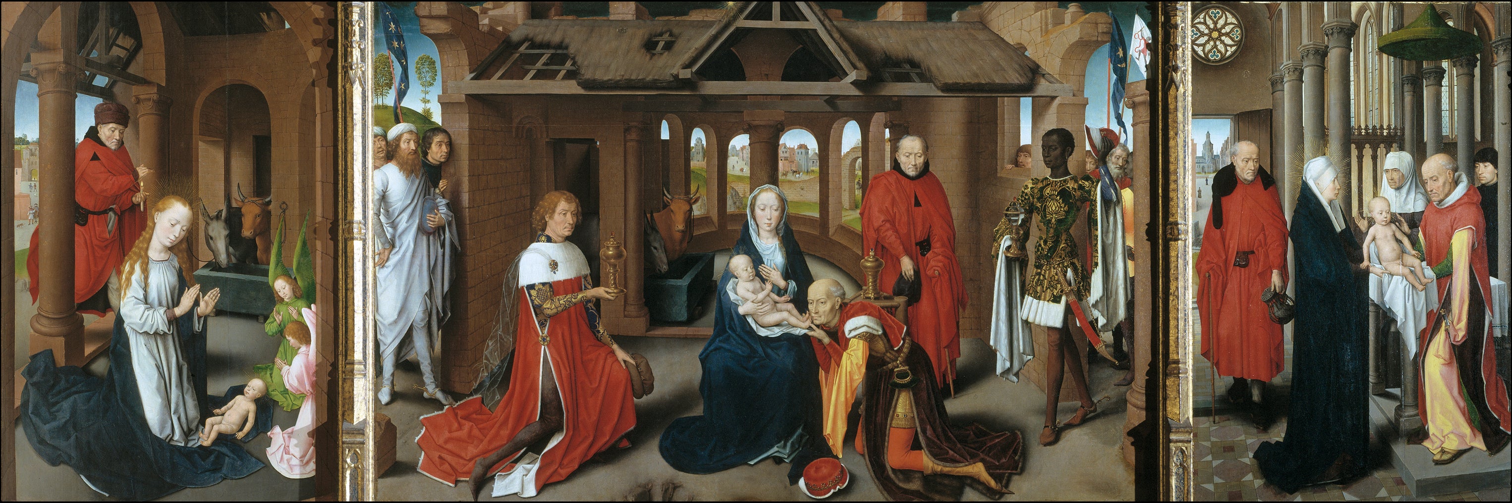 Triptyque de l'Adoration des mages - Hans Memling