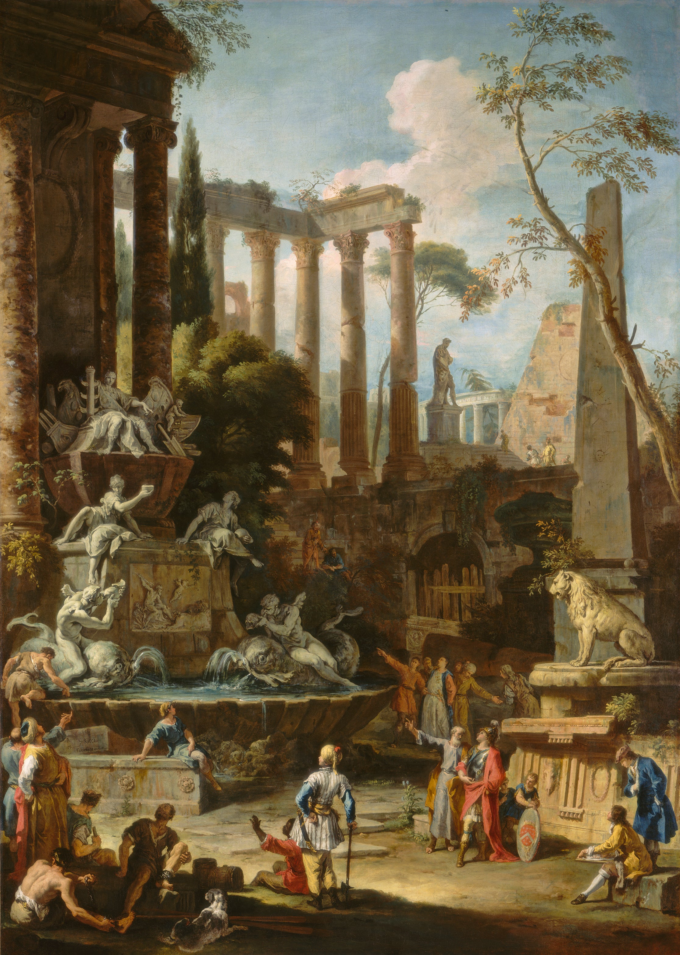 Mémorial à l'amiral Sir Clowdisley Shovell - Sebastiano Ricci