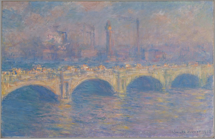 Reproduction du tableau « Le pont de Waterloo, Londres - Claude Monet » par Alpha Reproduction en peinture à l’huile