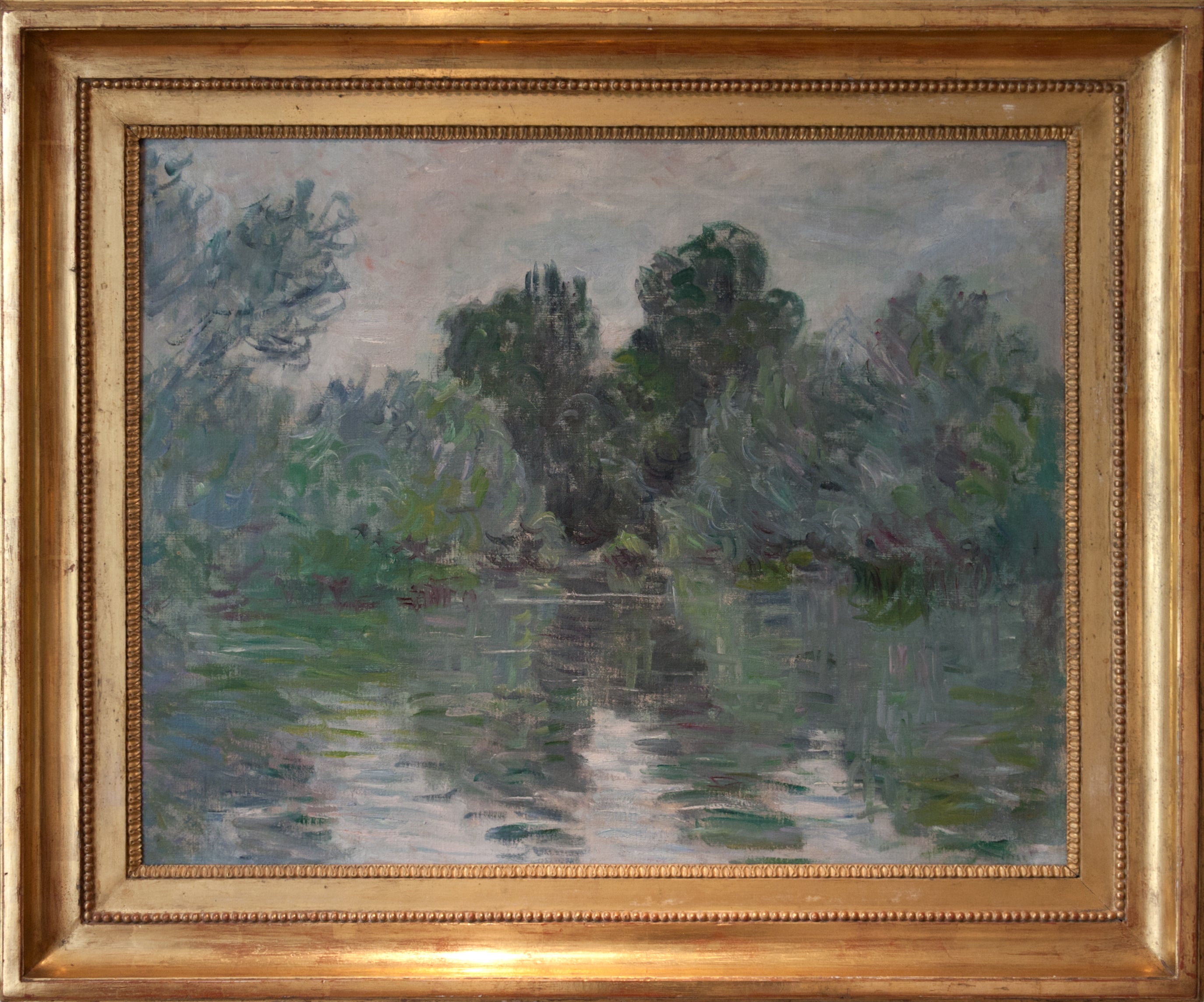 Reproduction du tableau « Un bras de Seine près de Vétheuil - Claude Monet » par Alpha Reproduction en peinture à l’huile