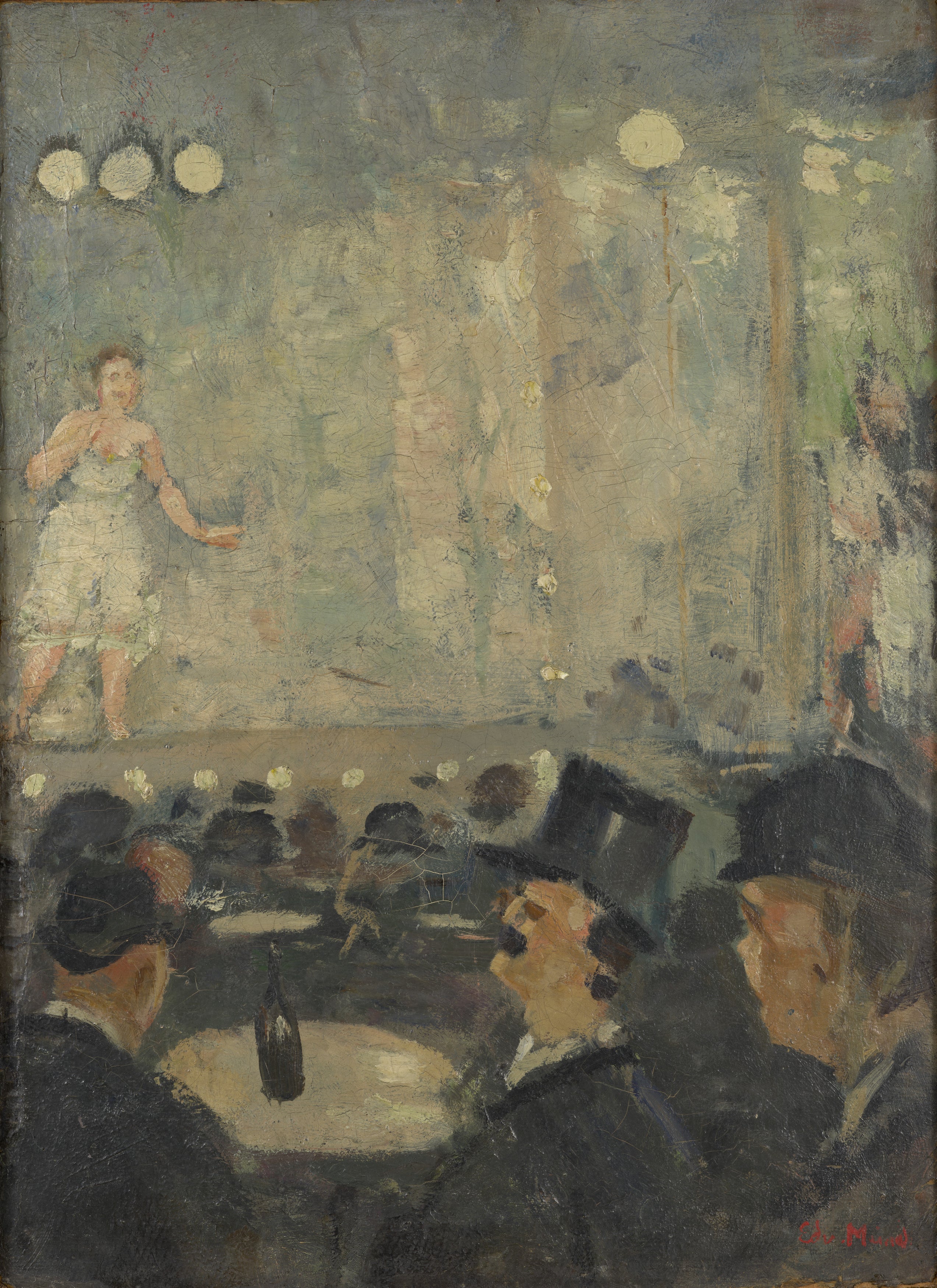 Reproduction du tableau « Cabaret - Edvard Munch » par Alpha Reproduction en peinture à l’huile