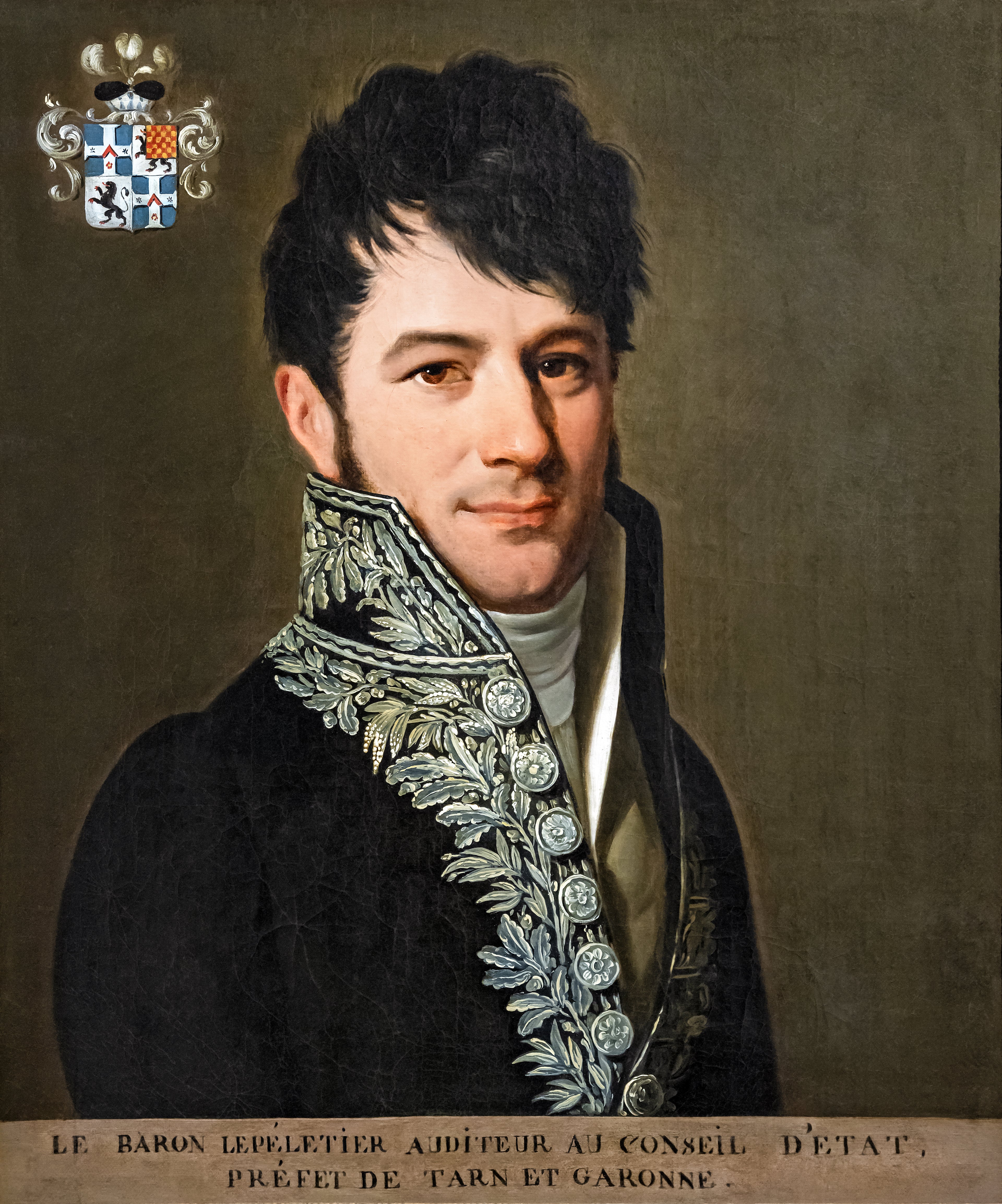 Portrait du baron Le Pelletier, préfet de Tarn-et-Garonne - Louis-Léopold Boilly