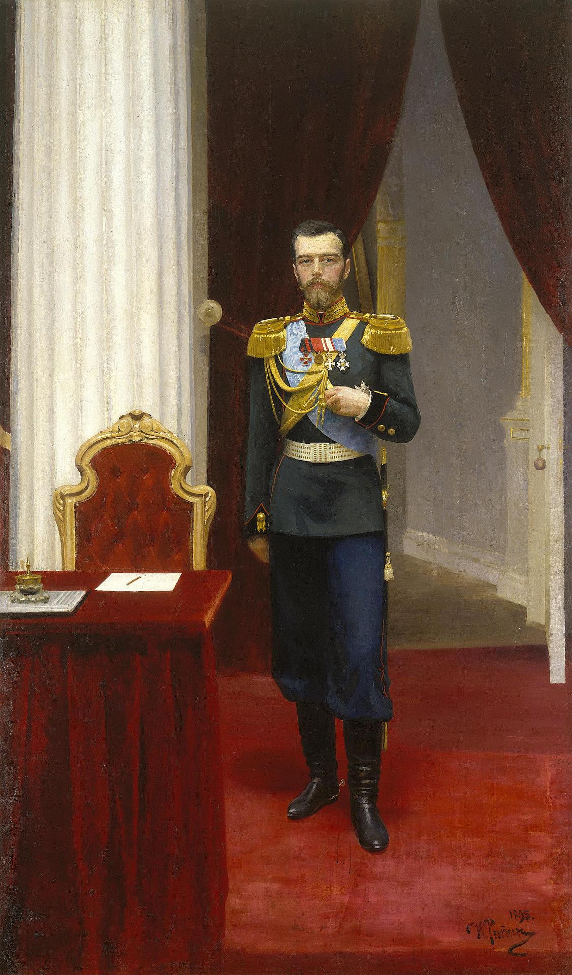 Portrait de l'empereur Nicolas II - Ilya Repin