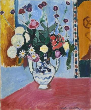 Reproduction du tableau « Bouquet (Vase à deux anses) - Henri Matisse » par Alpha Reproduction en peinture à l’huile
