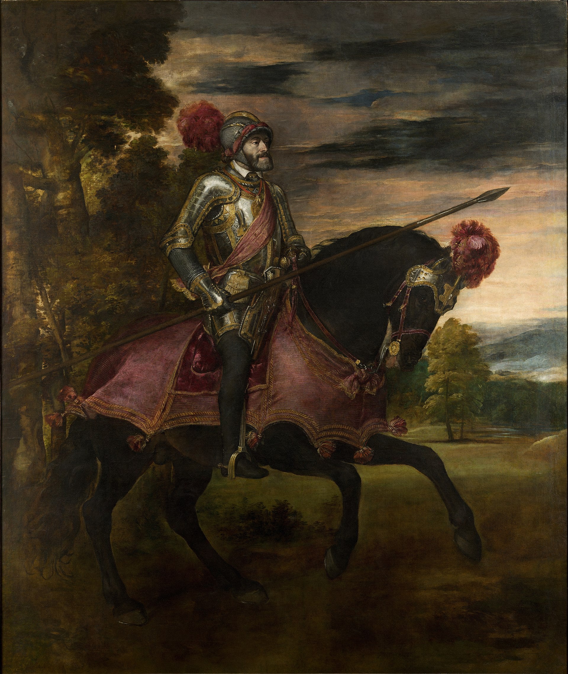 Charles Quint à cheval à Mühlberg - Titian